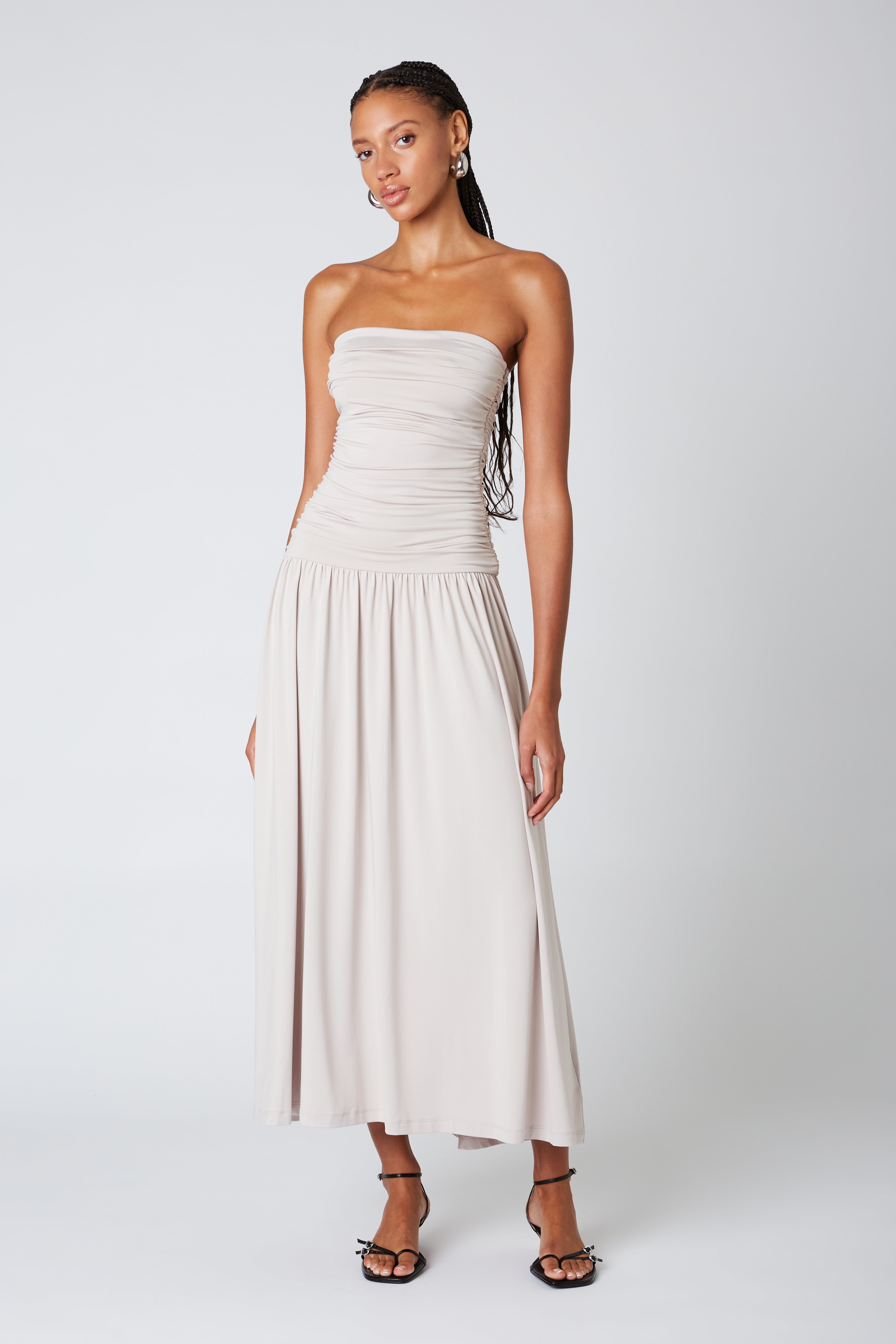 送料無料 百貨店 Dress Dropwaist Best-Selling | Dress Santal for Bar to Beach ワンピース