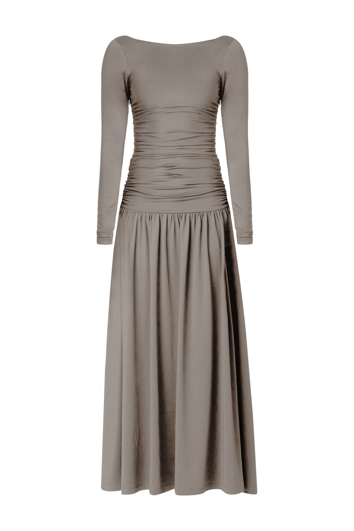 french grey dress Sera Dress – NIA