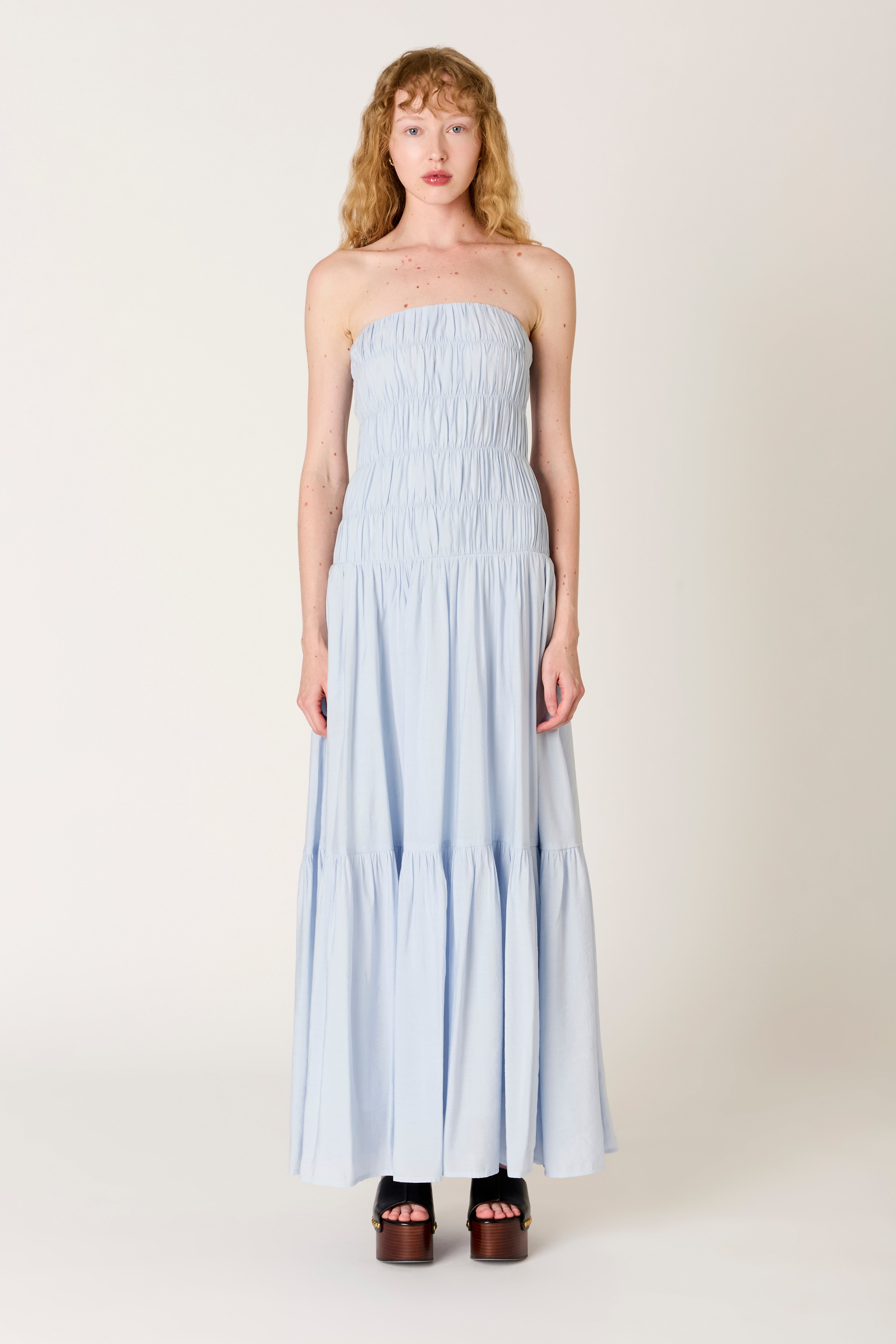 Rocío Dress in air front view