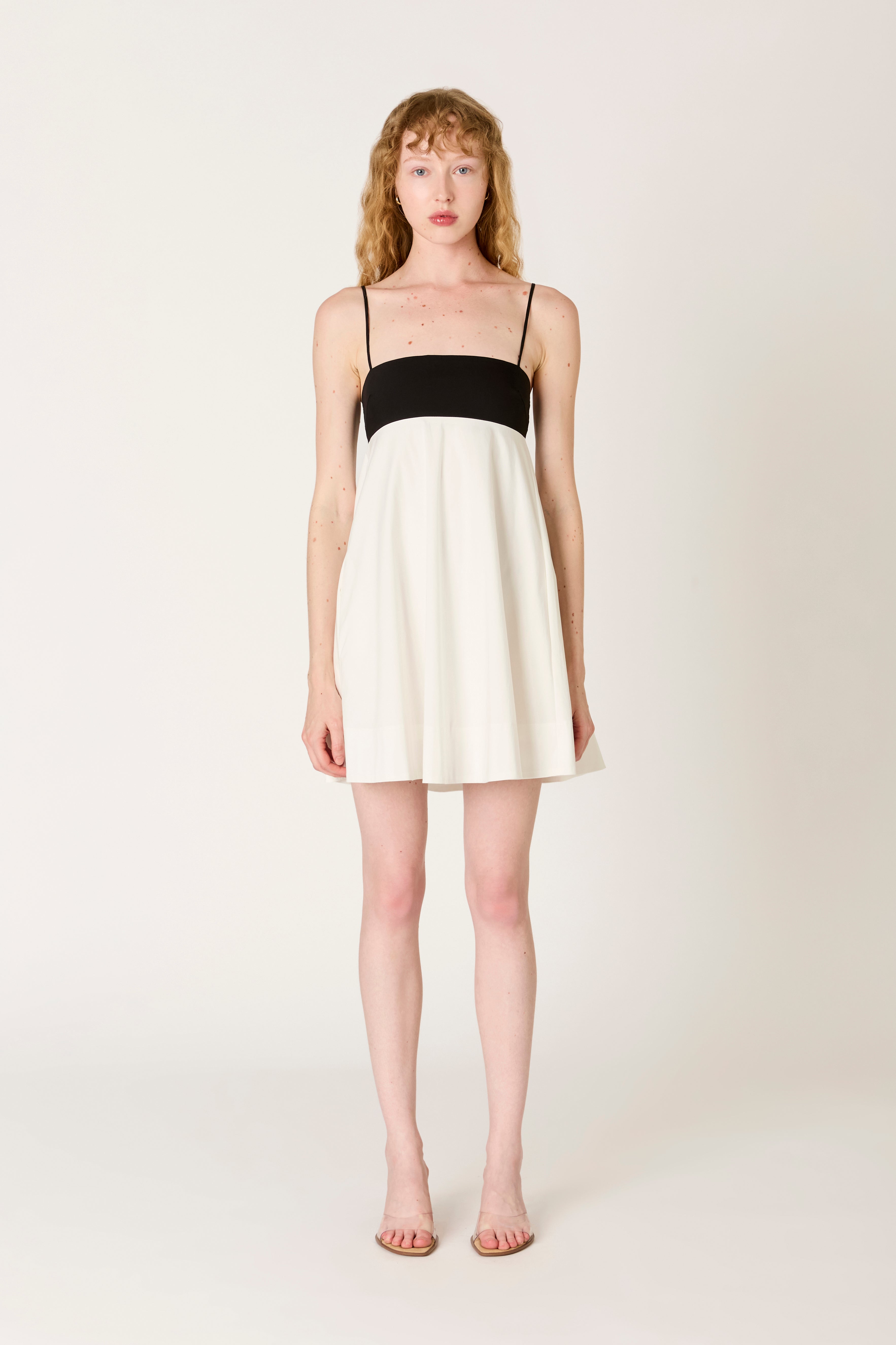 Girasol Dress in black/white front view