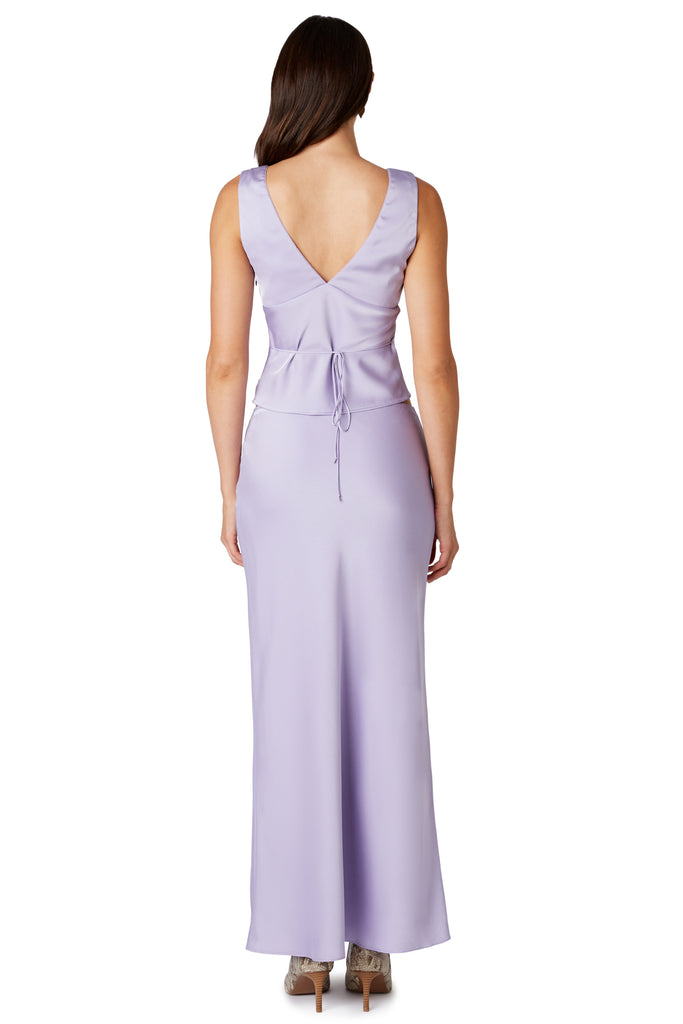 Ravello Skirt in lilac back view