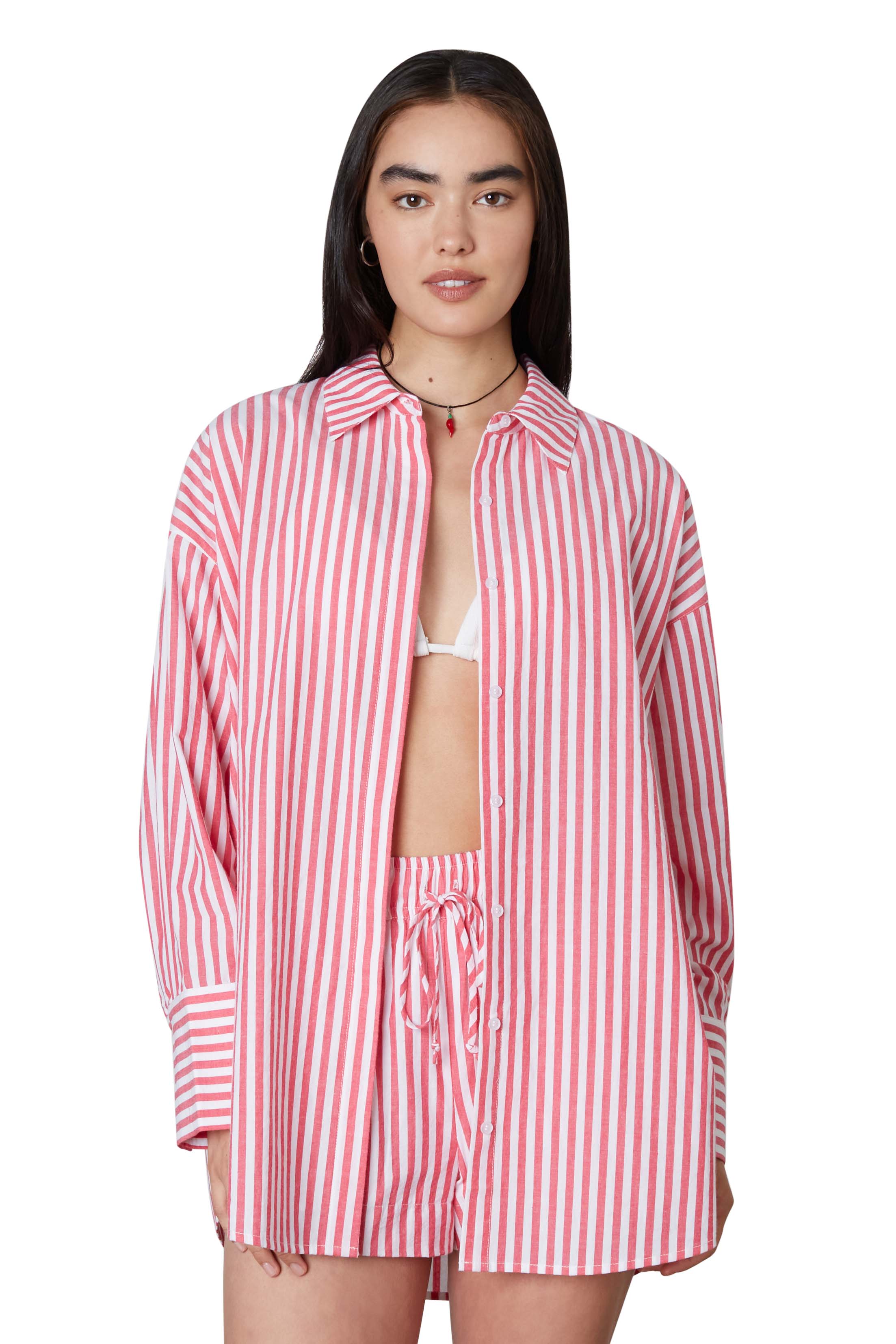 Tony Shirt in Aperol Front View