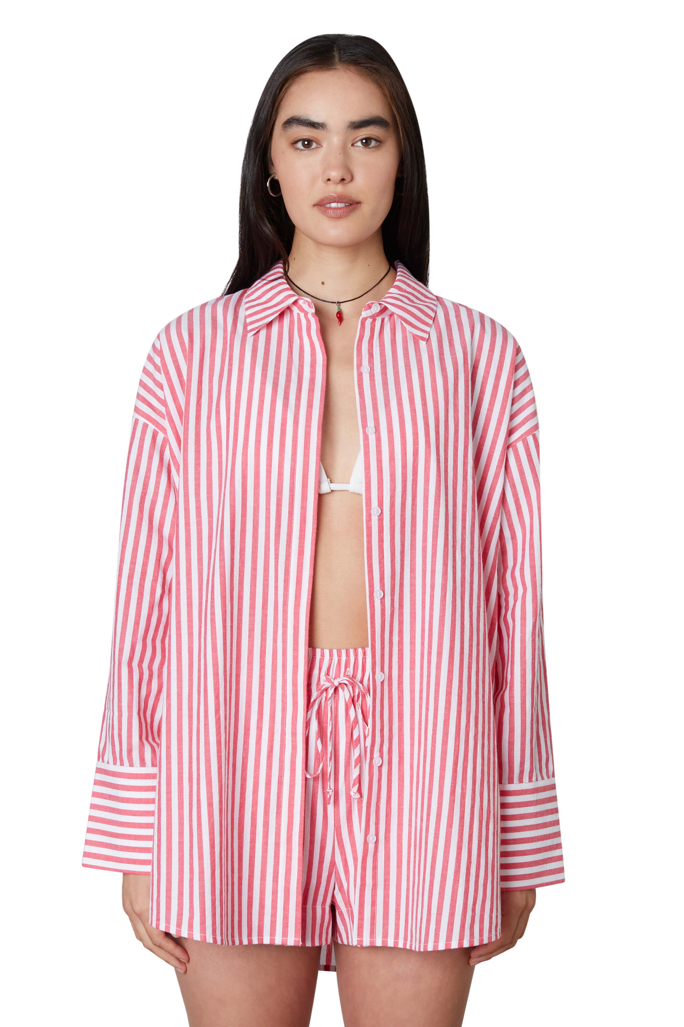 Tony Shirt in Aperol Front View