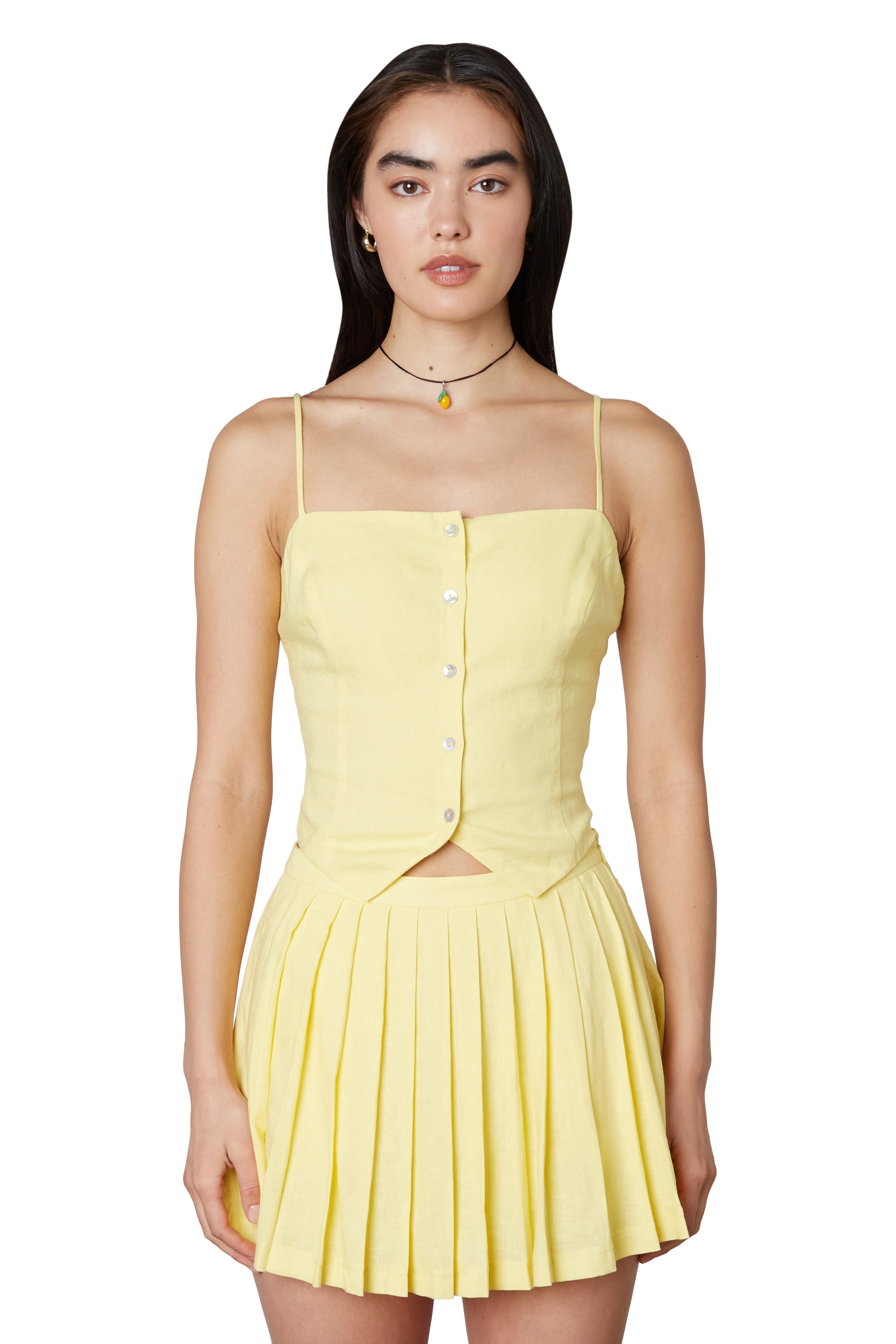 Maria Top in Butter Front