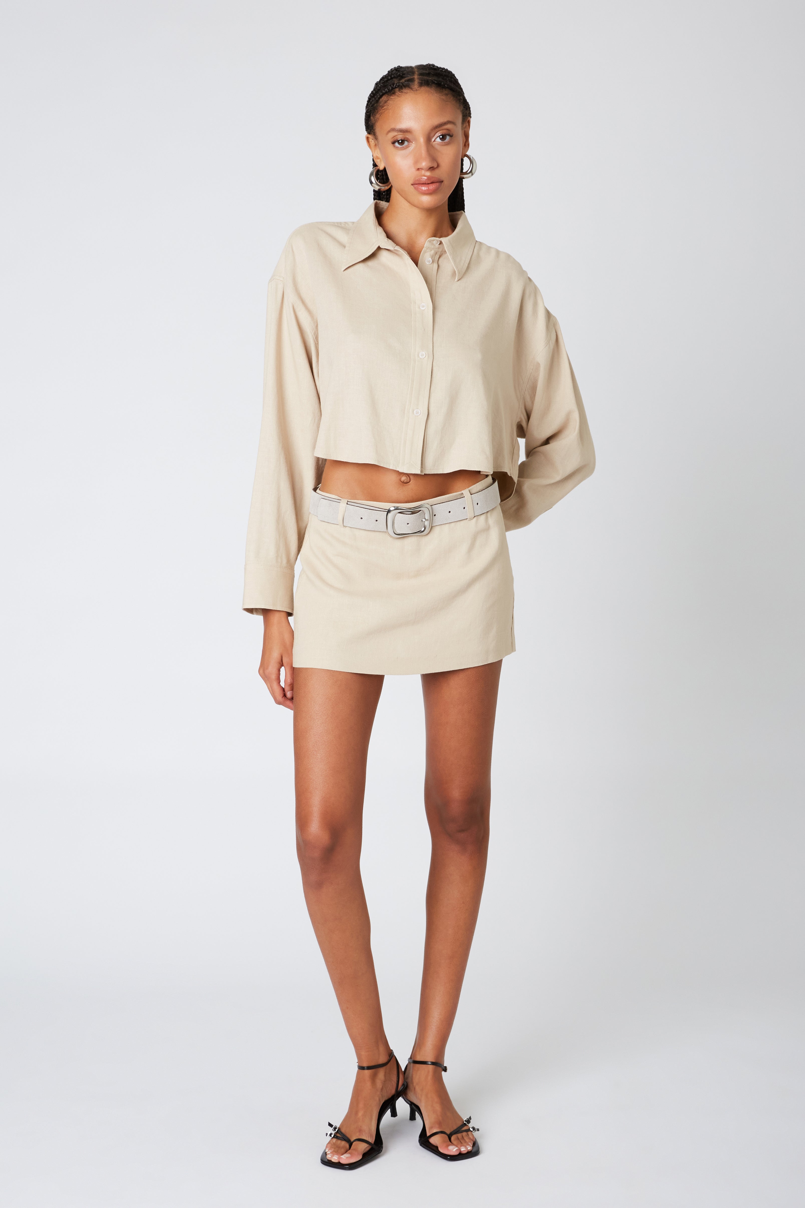 Gaiac Shirt in jute front view