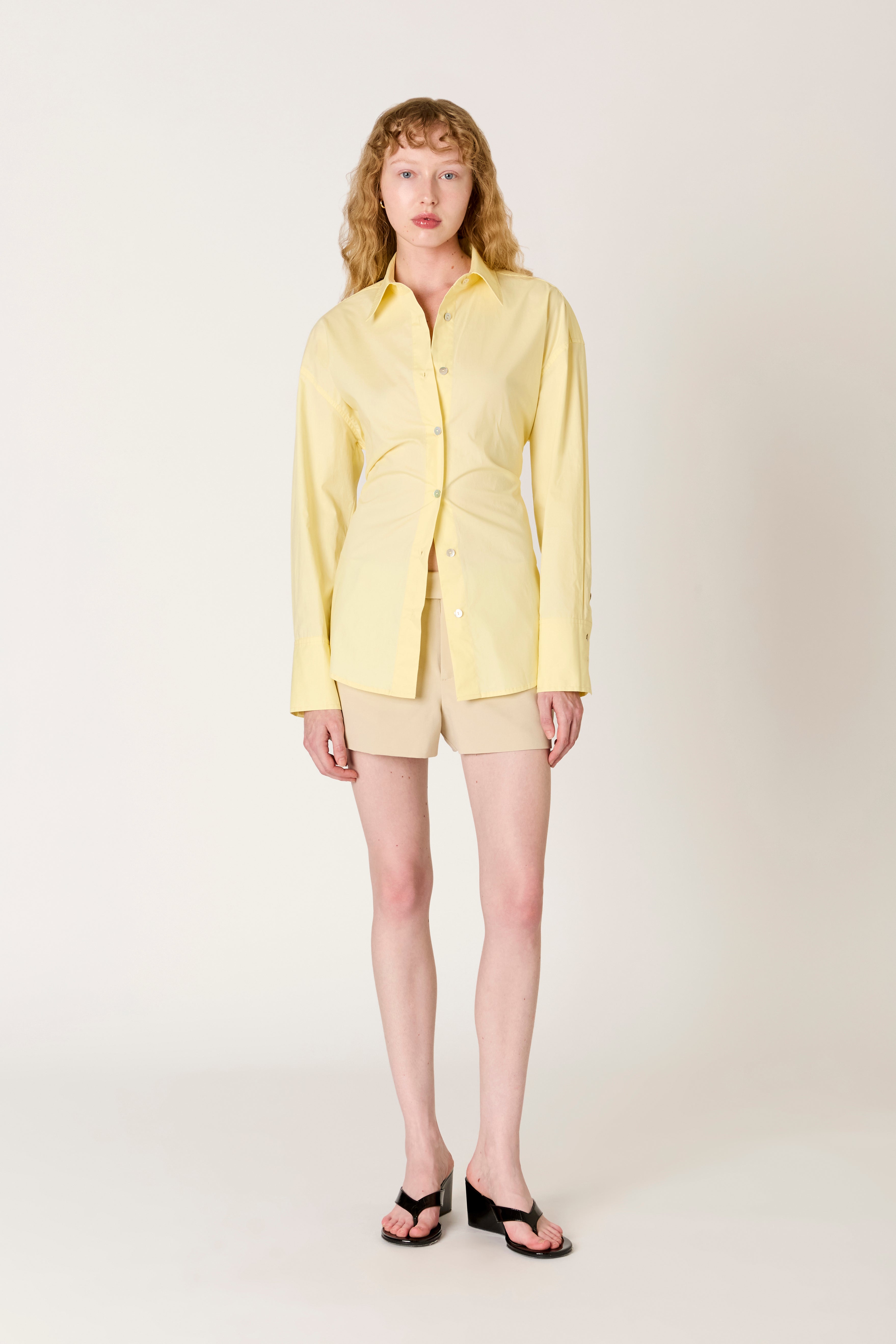 Jules Top in butter front view