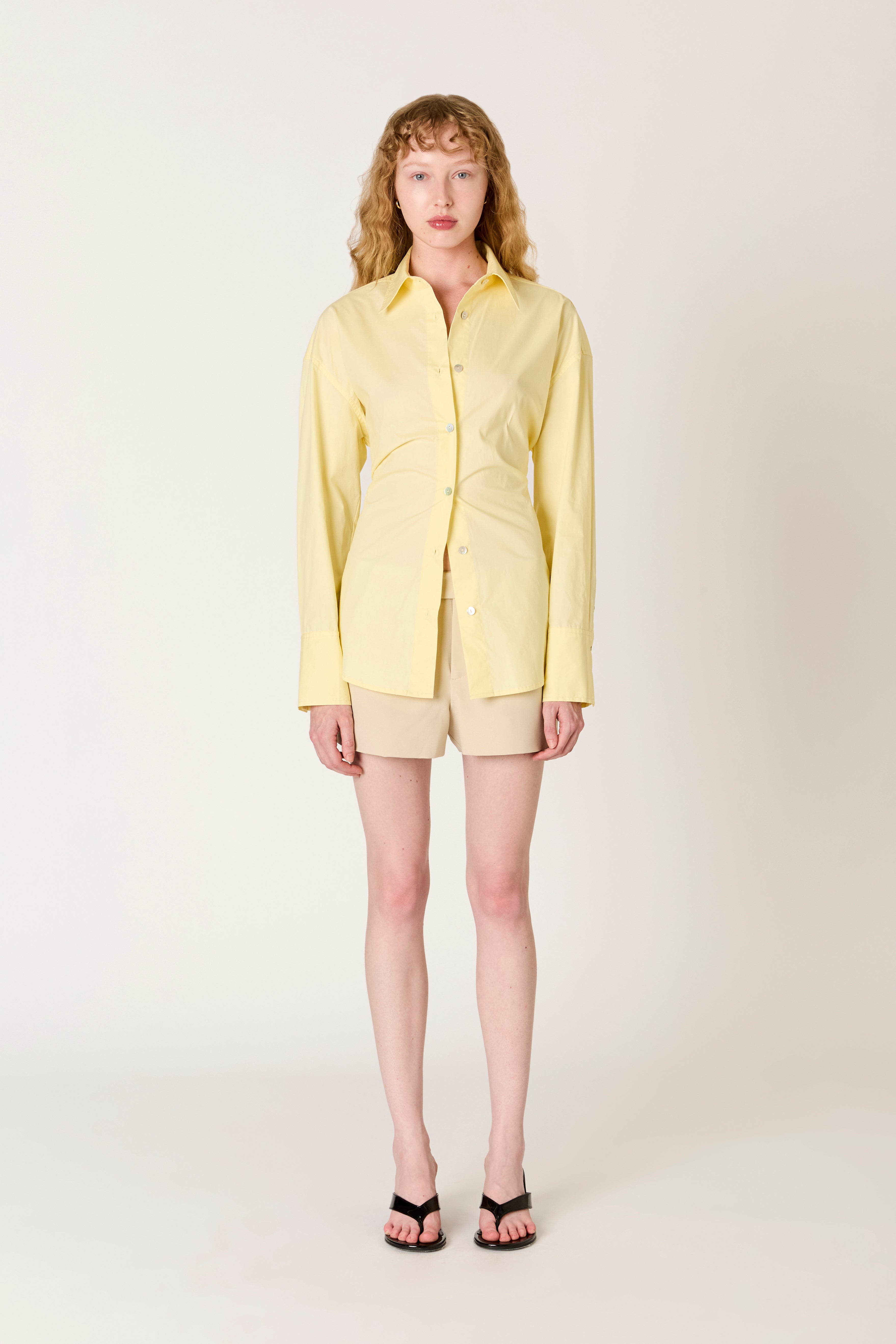 Jules Top in butter front view