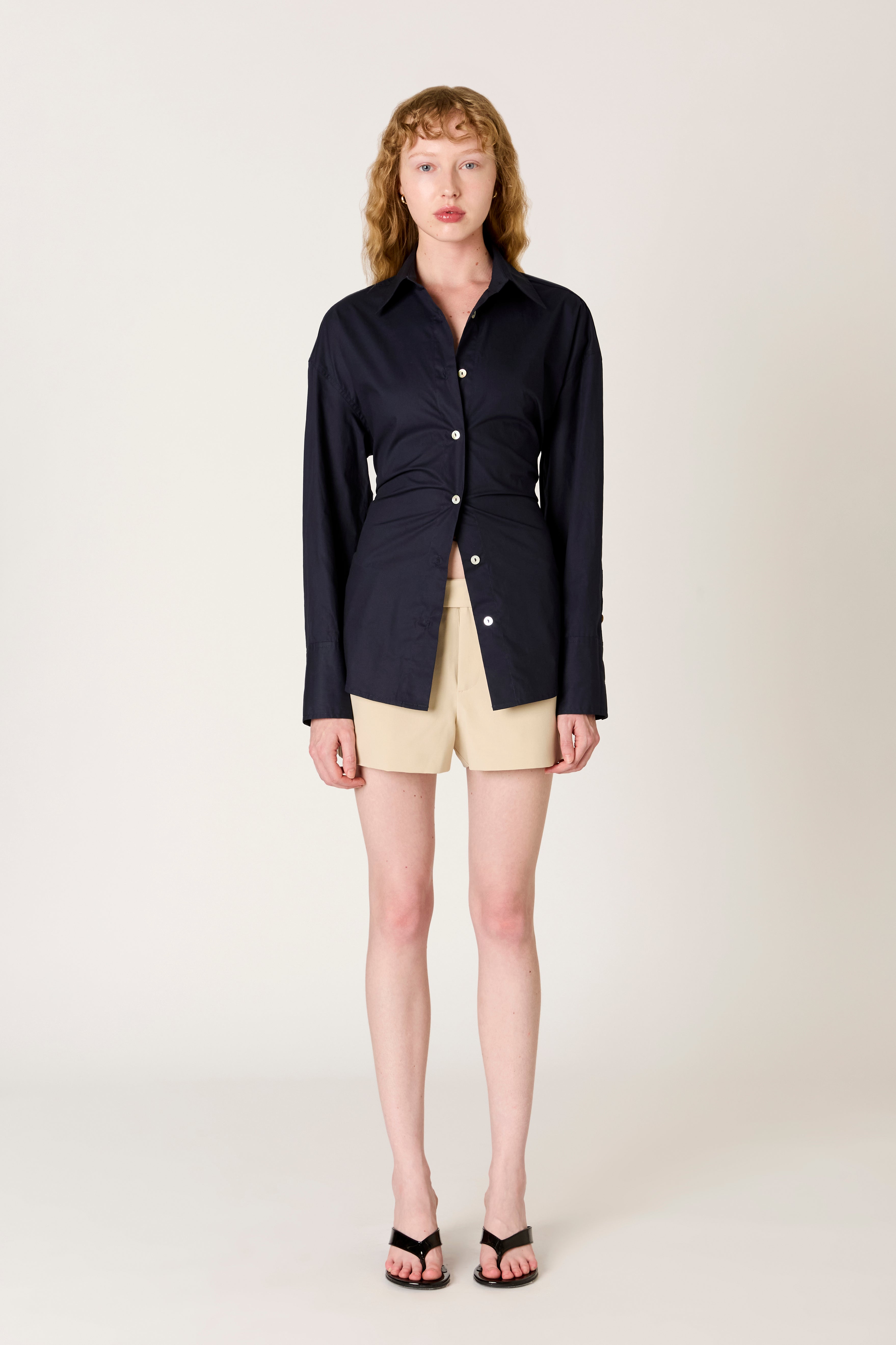 Jules Top in midnight front view