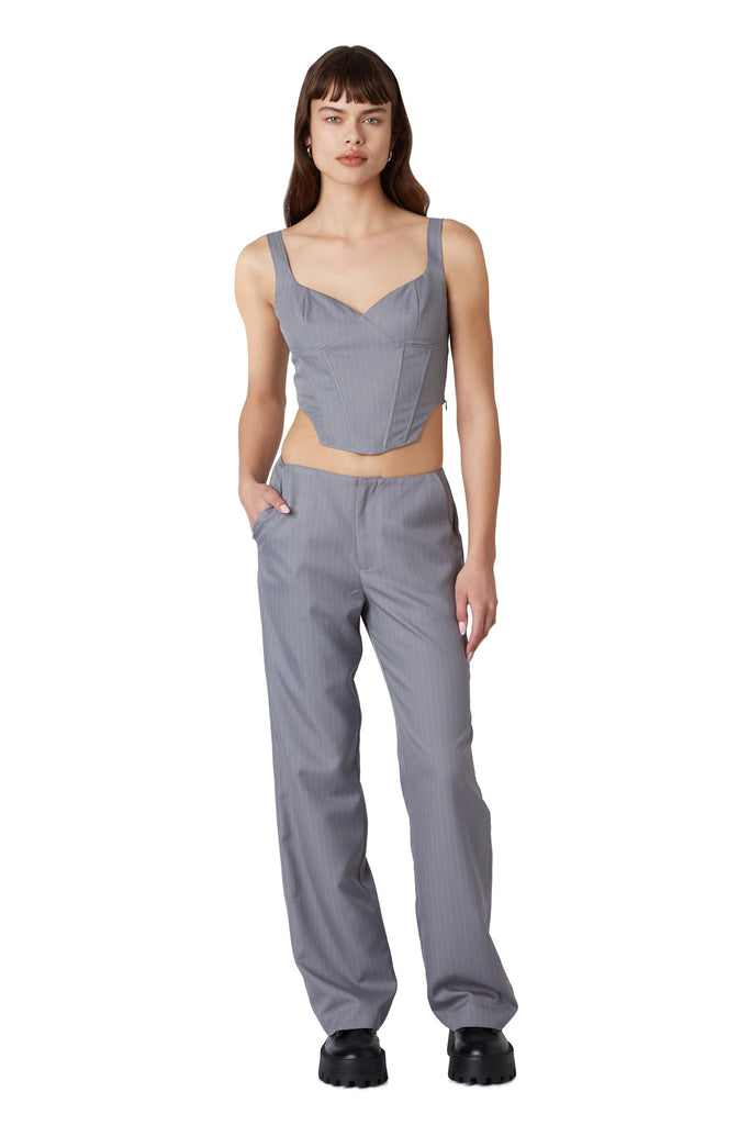 Eloise Trouser in grey front view 2