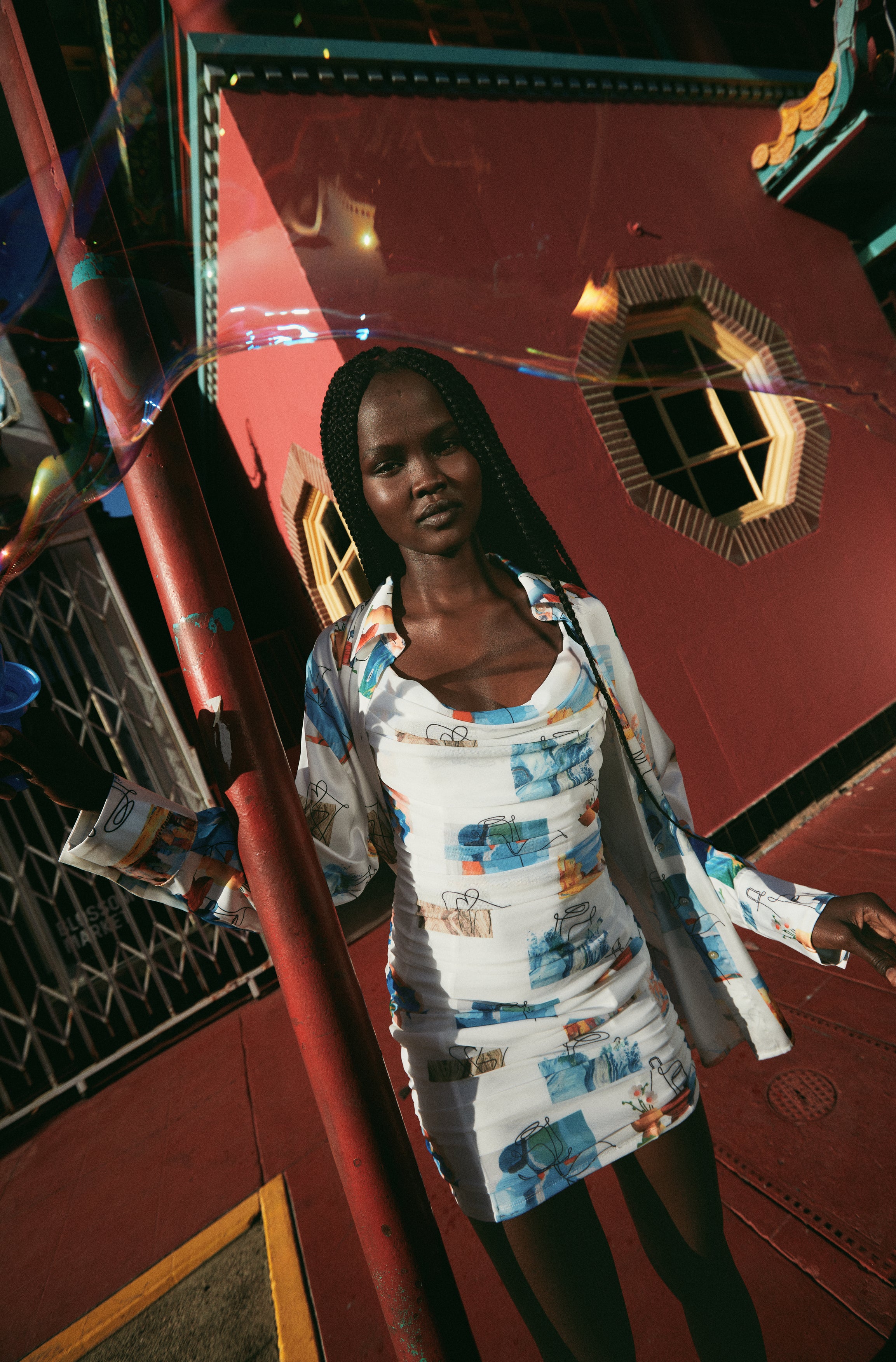 Jeanne Shirt in azul