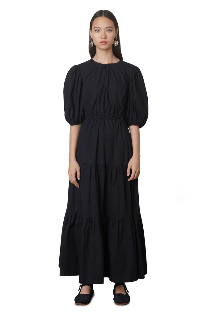 Florence dress in black front 2 