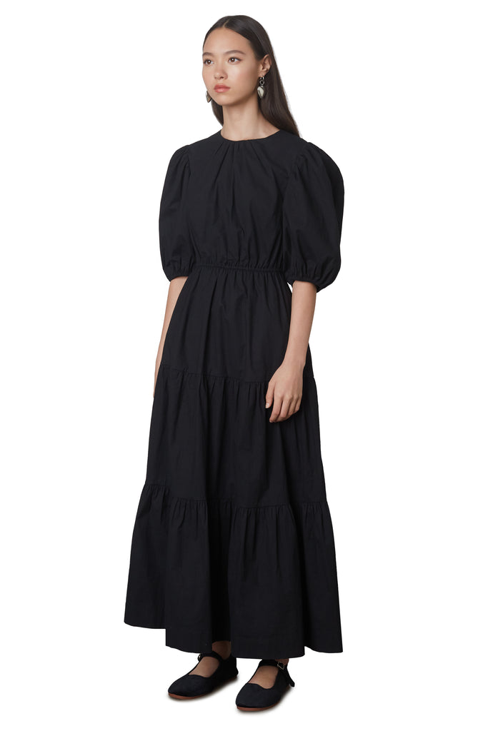 Florence dress in black side 