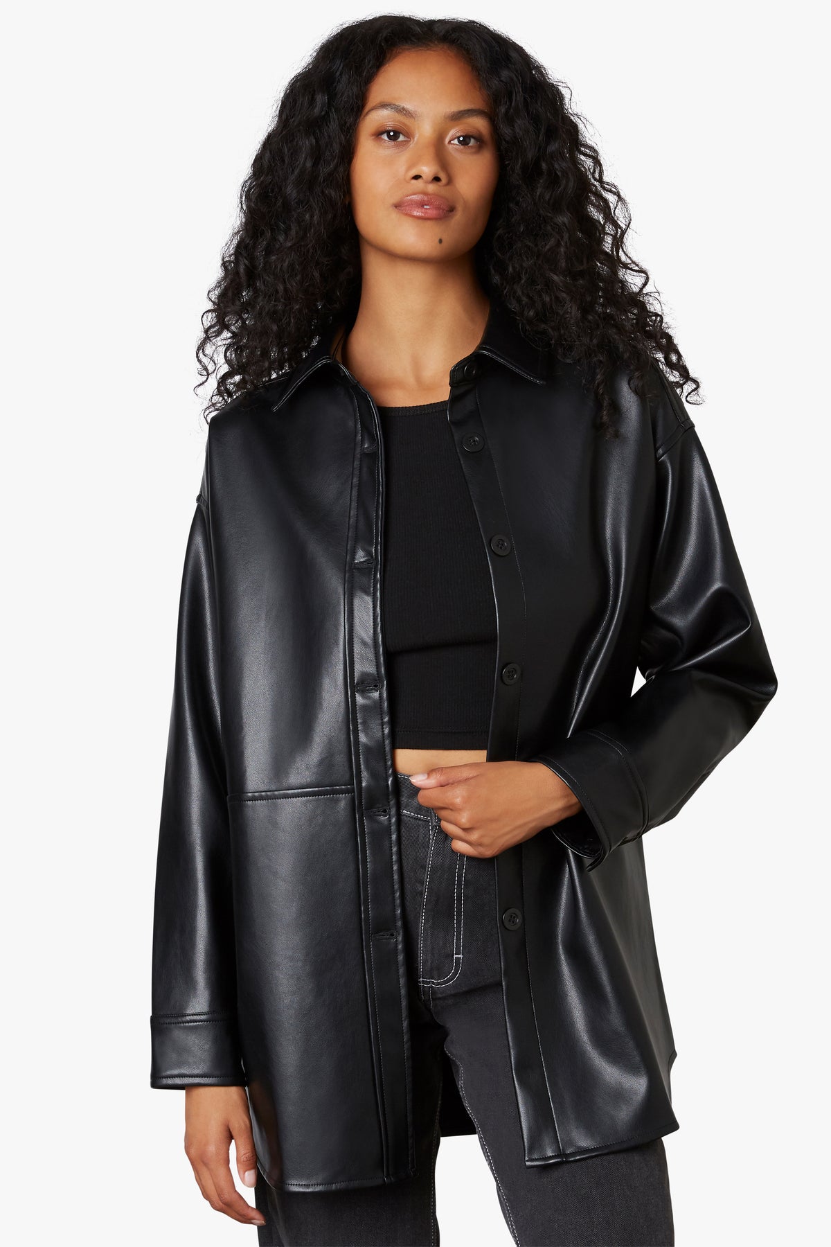 Vegan Leather Jacket – Cynthia Rowley