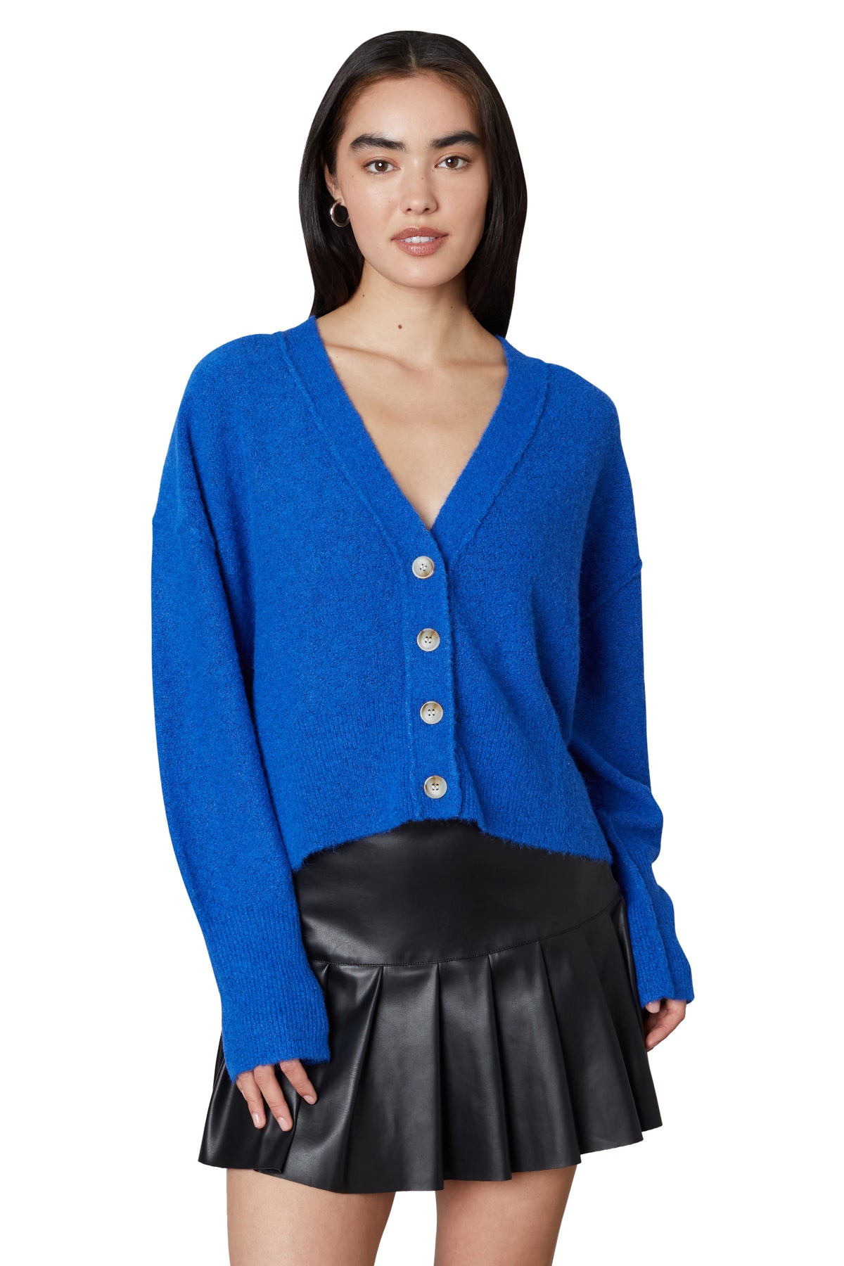 Womens cobalt 2024 blue cardigan