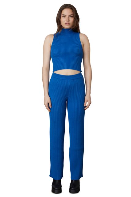 Contour Sweater Pant in Cobalt front 2