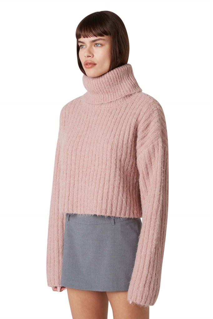 Bruni Sweater in petal side view