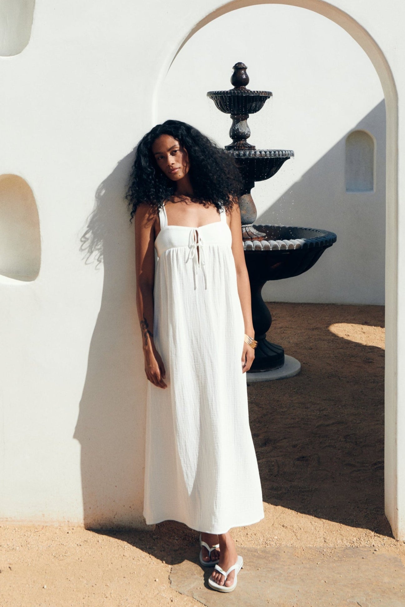 Marco Dress in White Lookbook Photo