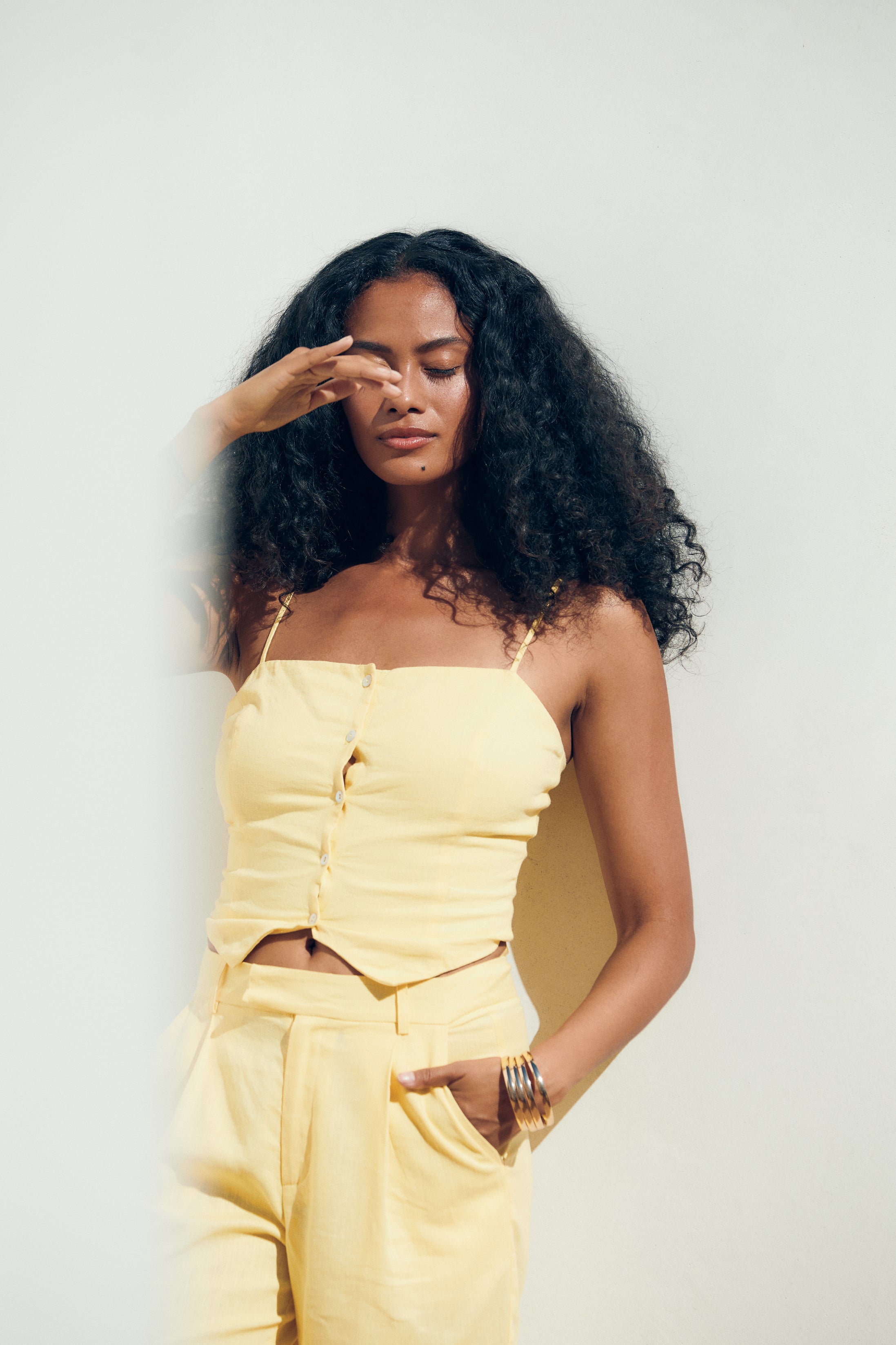 Maria Top in Butter Lookbook Photo