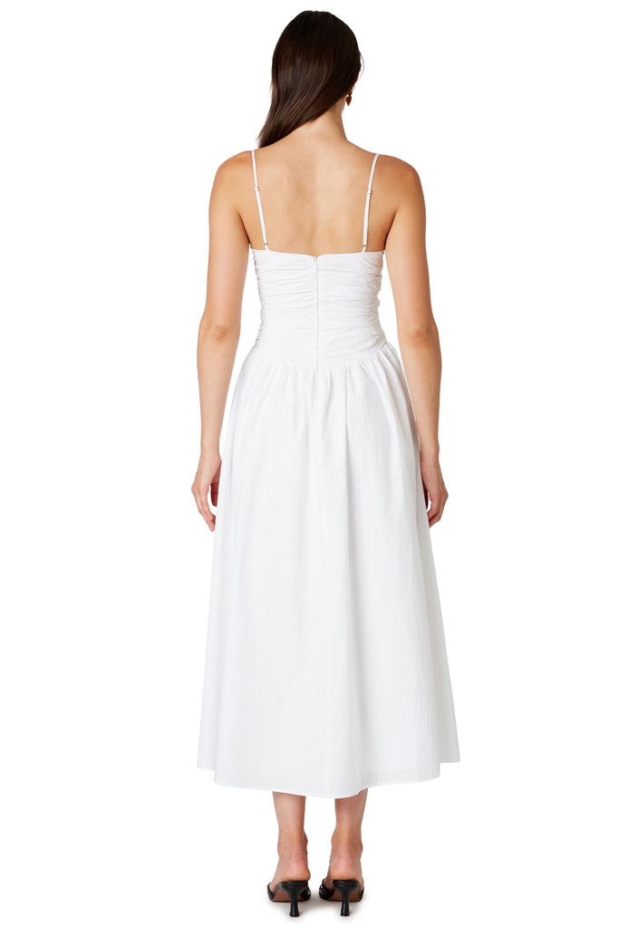 Armand Dress in white back view