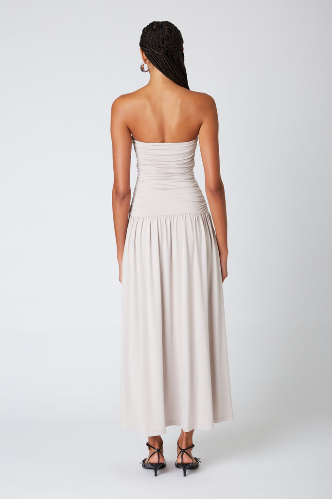 Santal Dress in abalone back view