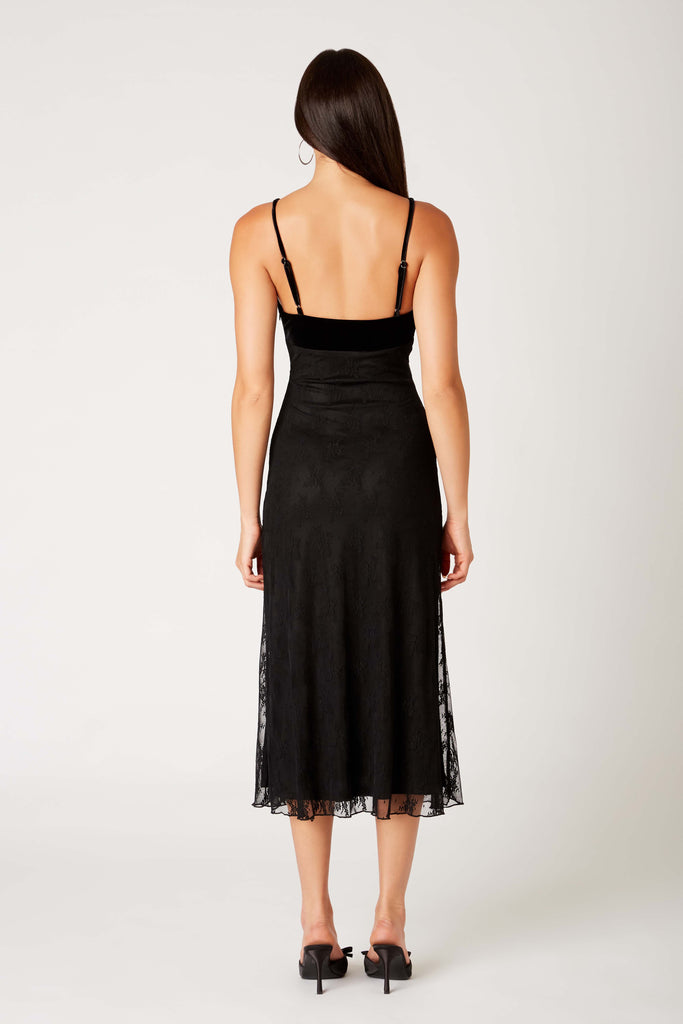 Guest Dress in black back view