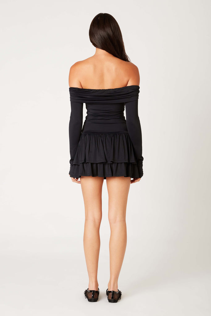 Lisa Dress in black back view