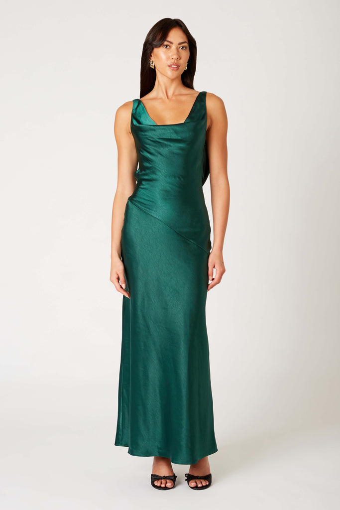 Fiora Dress in fir front view