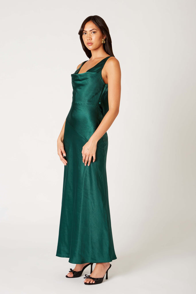 Fiora Dress in fir side view