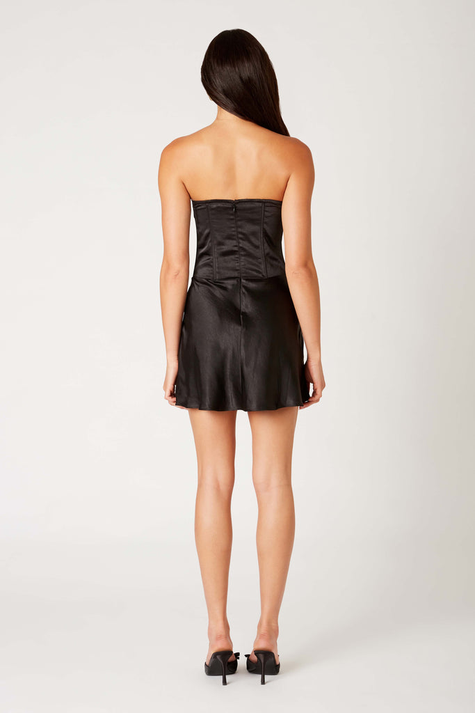 Tempe Dress in black back view