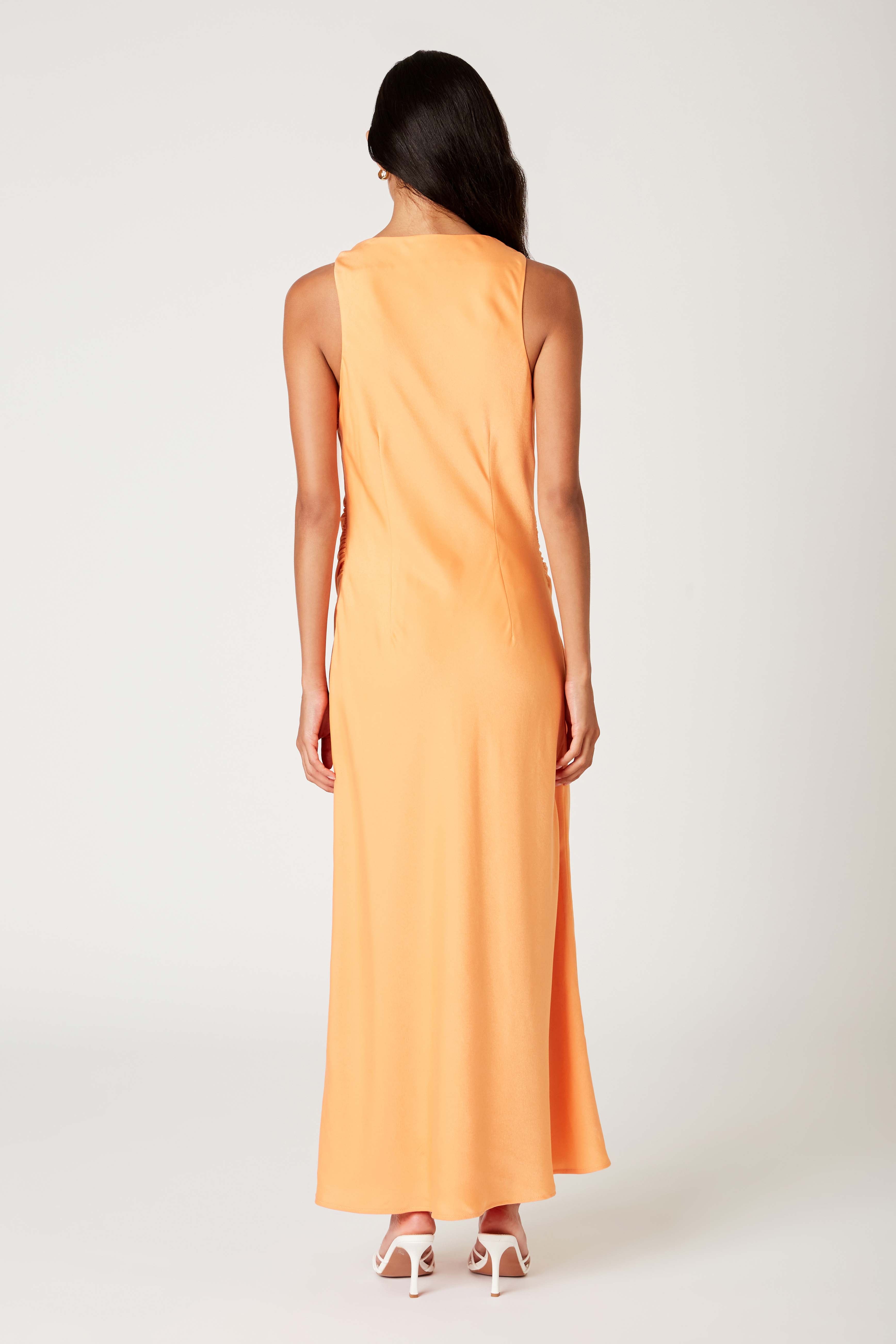 Meyer Dress in melon back view
