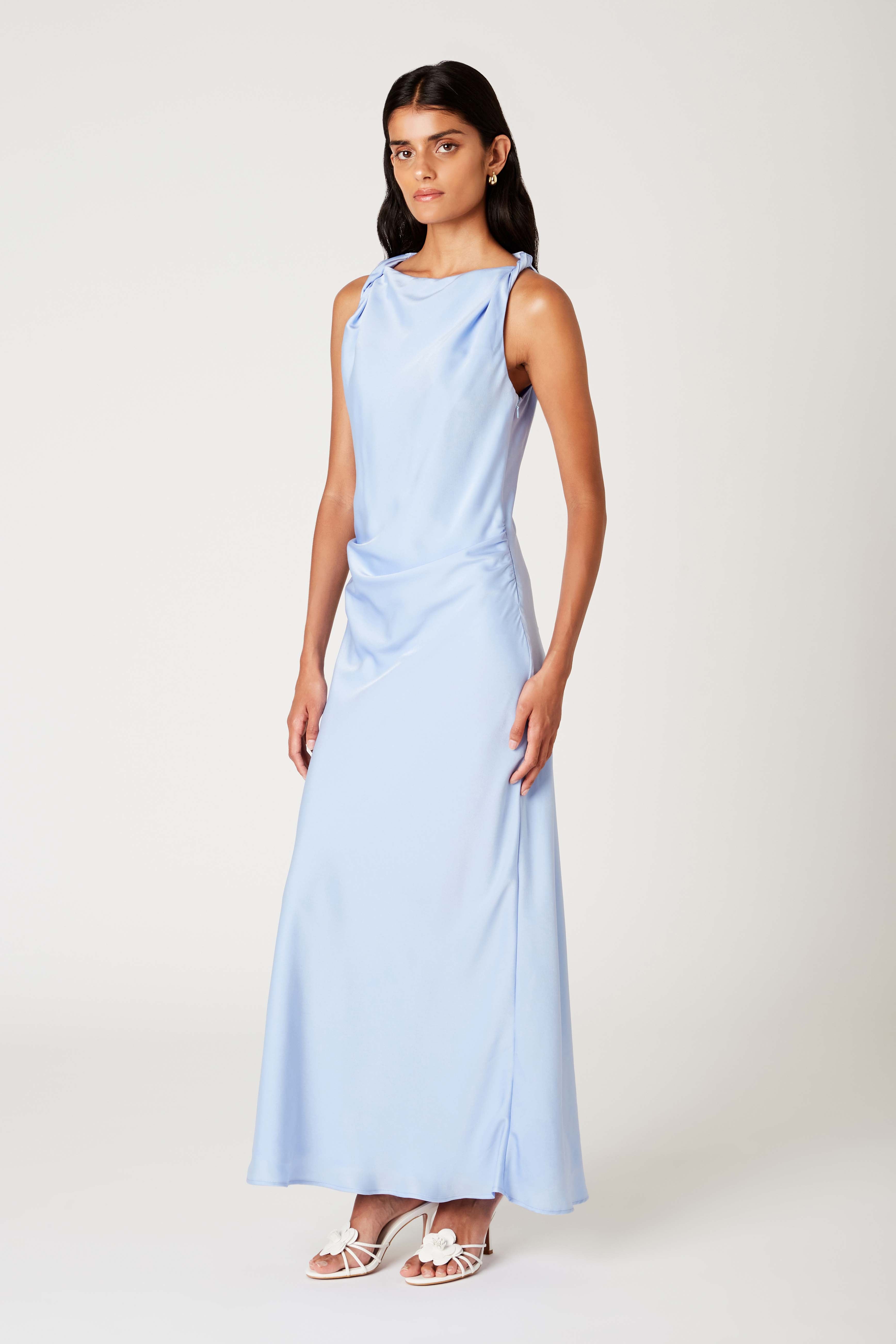 Meyer Dress in peri side view