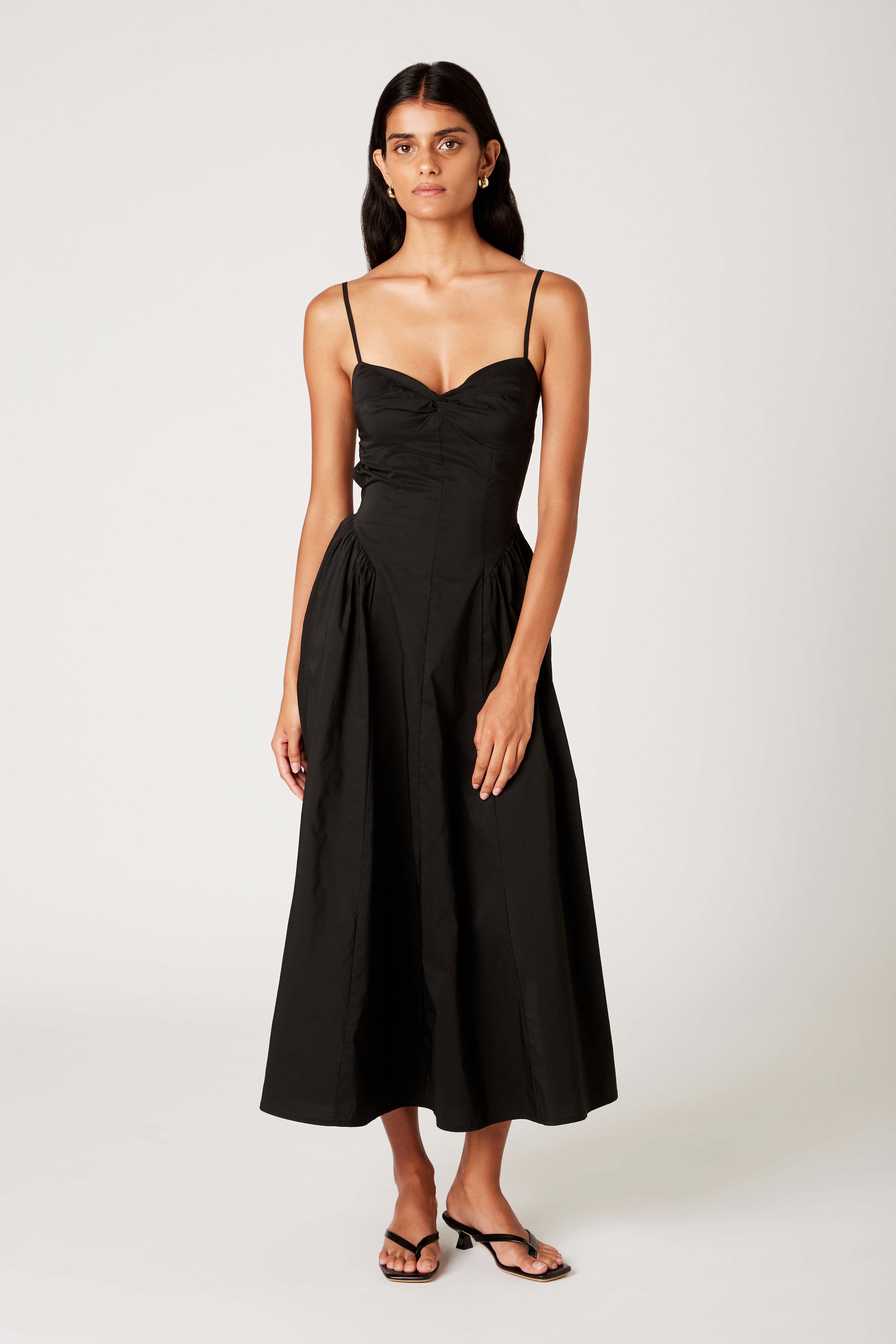 Destene Dress in black front view
