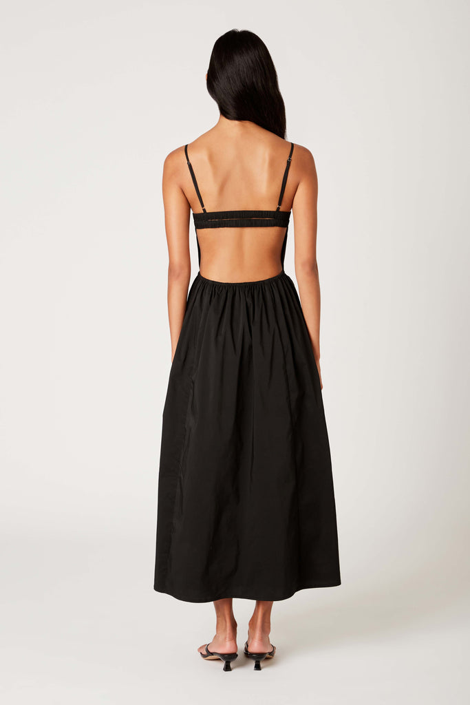 Destene Dress in black back view