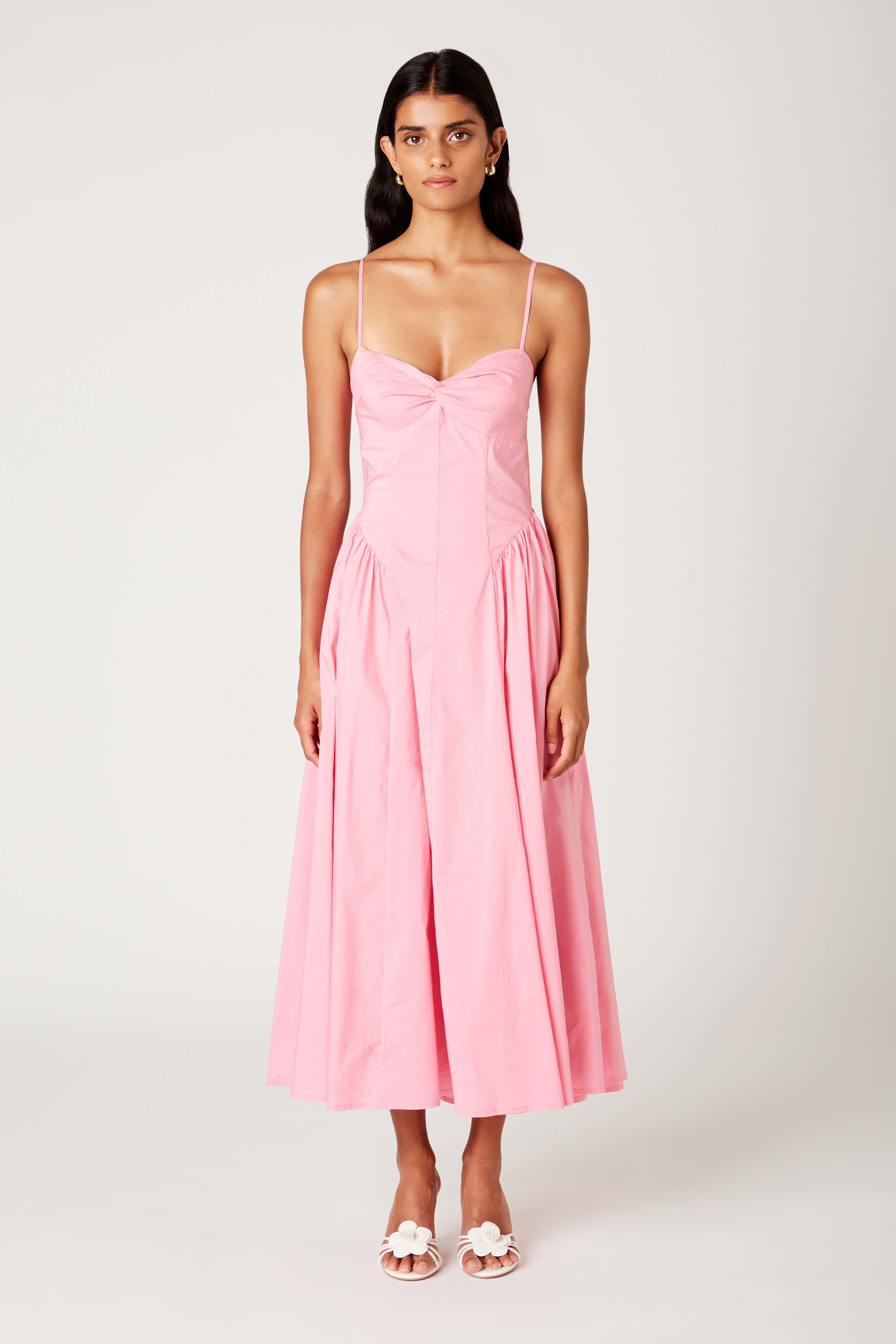 Destene Dress in bon bon front view