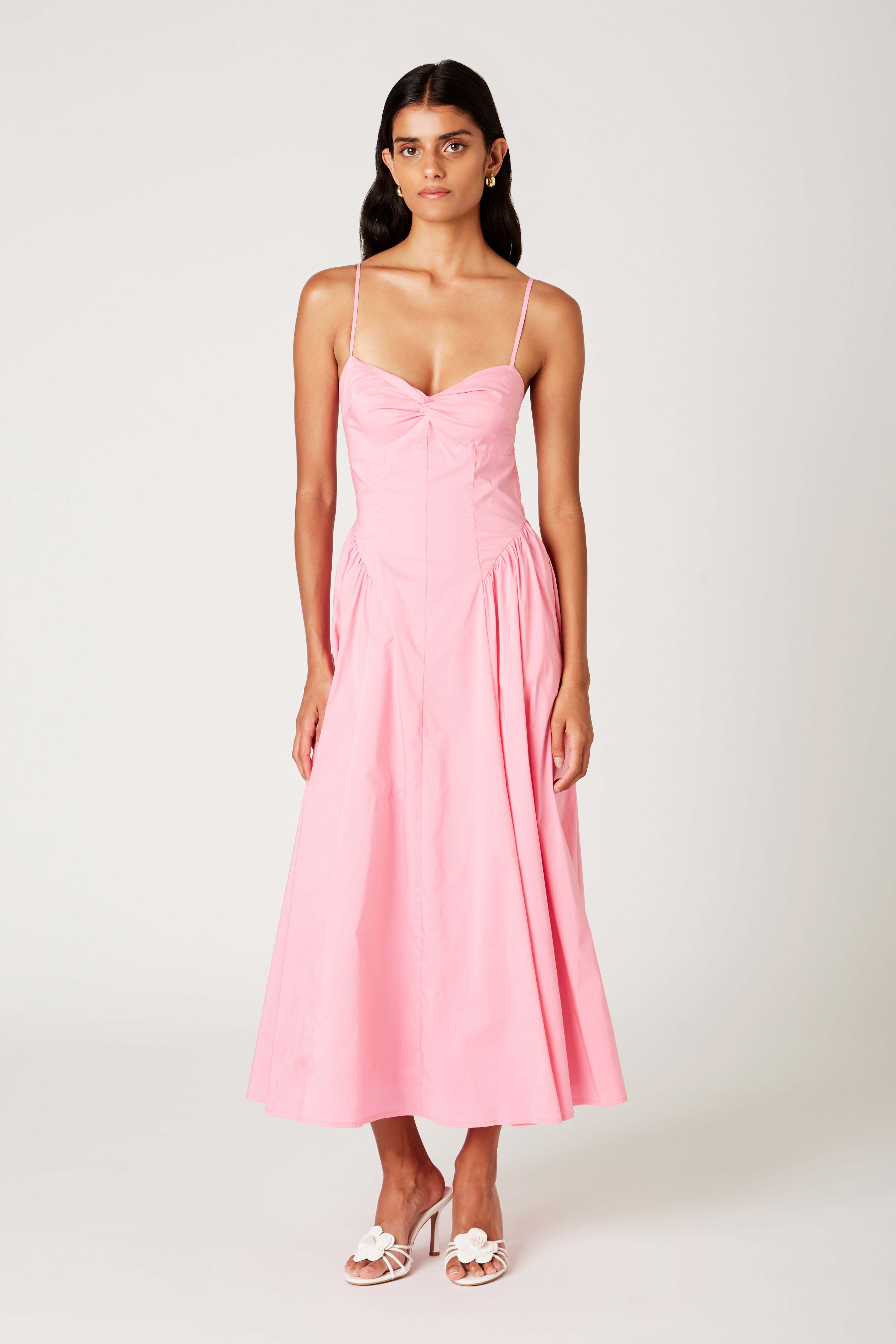 Destene Dress in bon bon front view