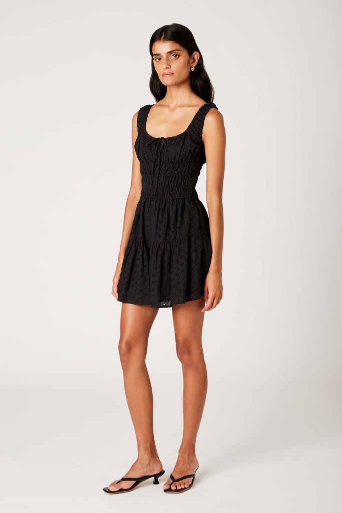 Salt Dress in black side view