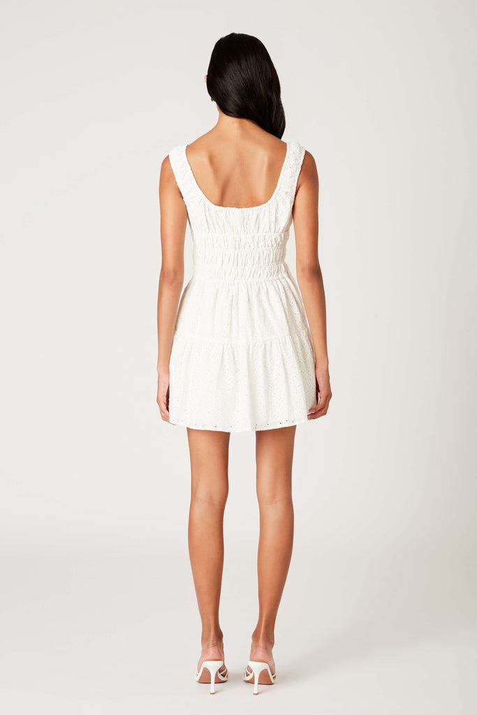 Salt Dress in white back view