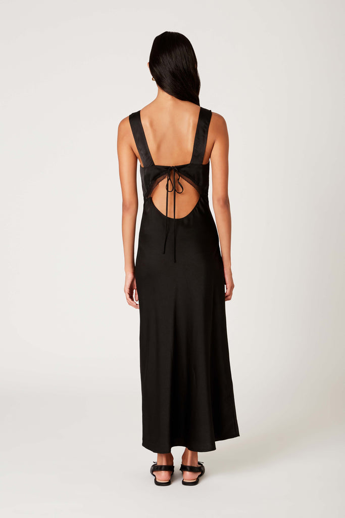 Rosario Dress in black back view