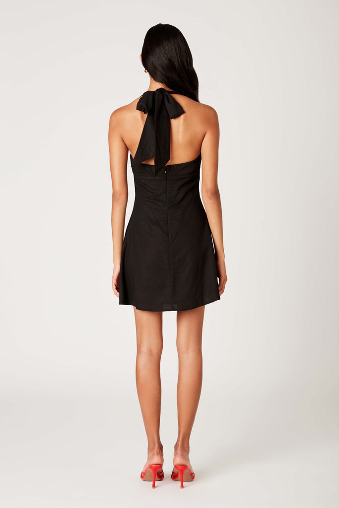 Emil Dress in black back view