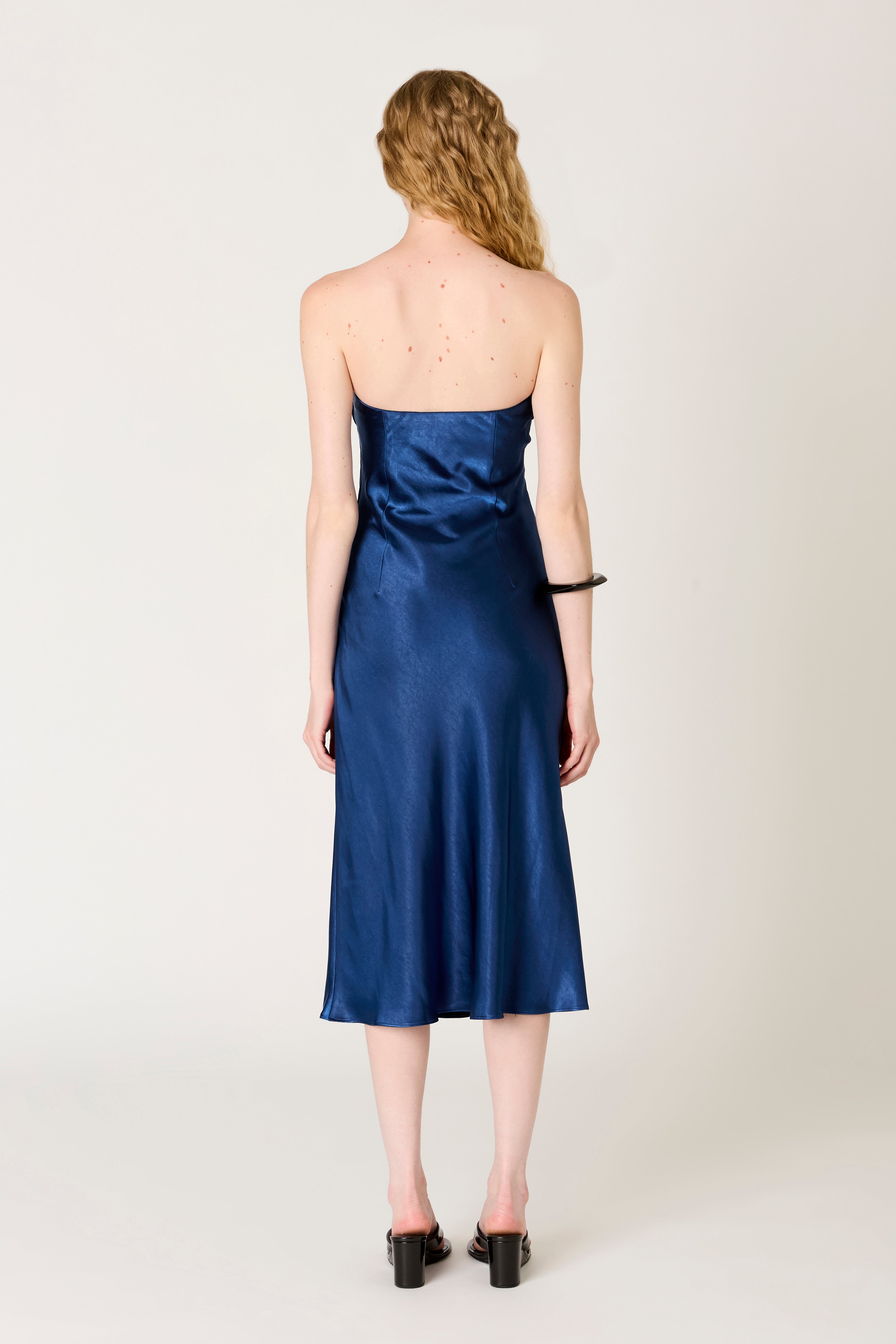Carolyn Dress in navy back view