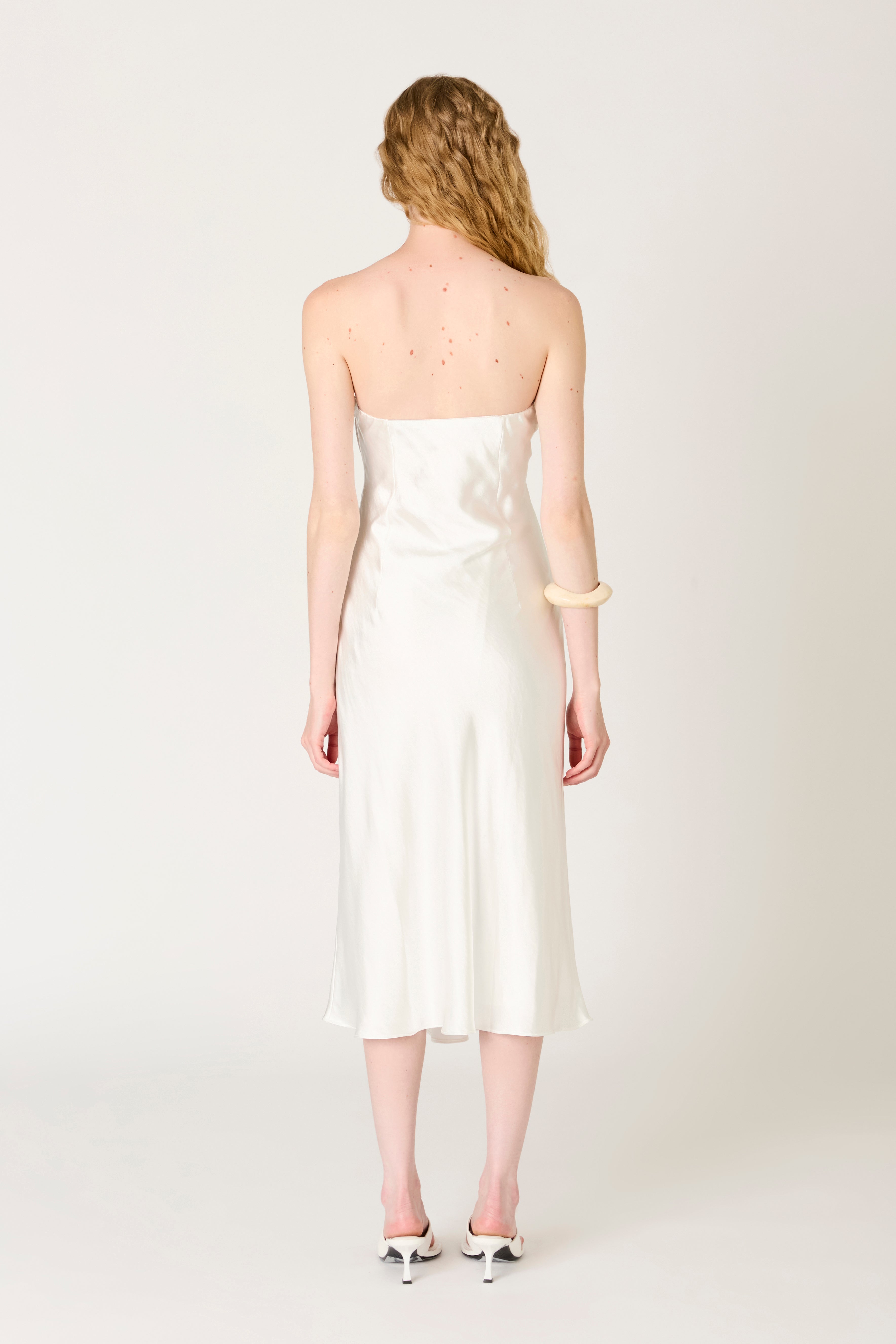 Carolyn Dress in white back view