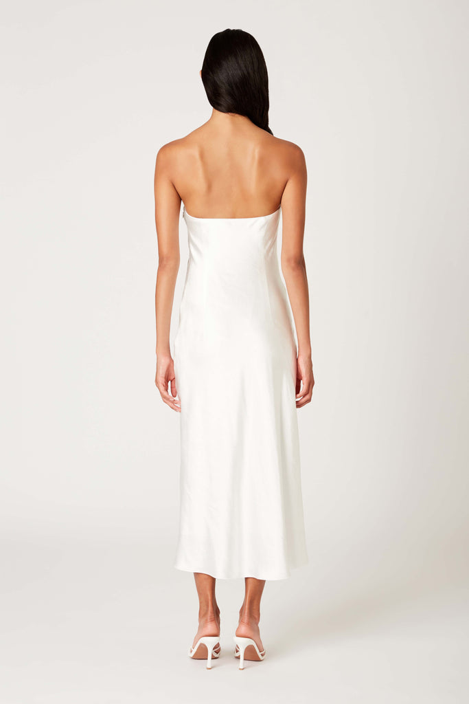 Carolyn Dress in white back view