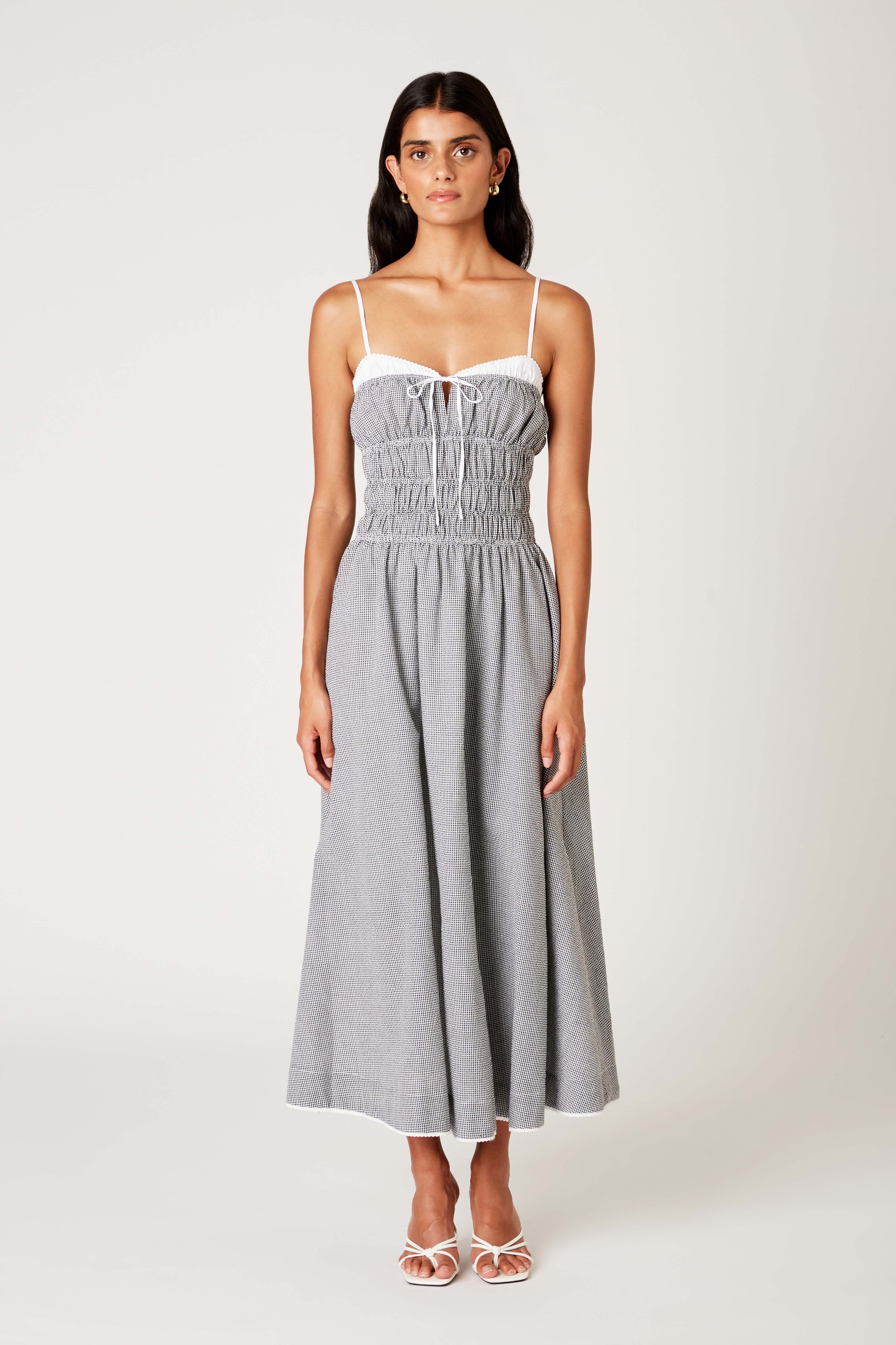 Thomas Dress in black front view