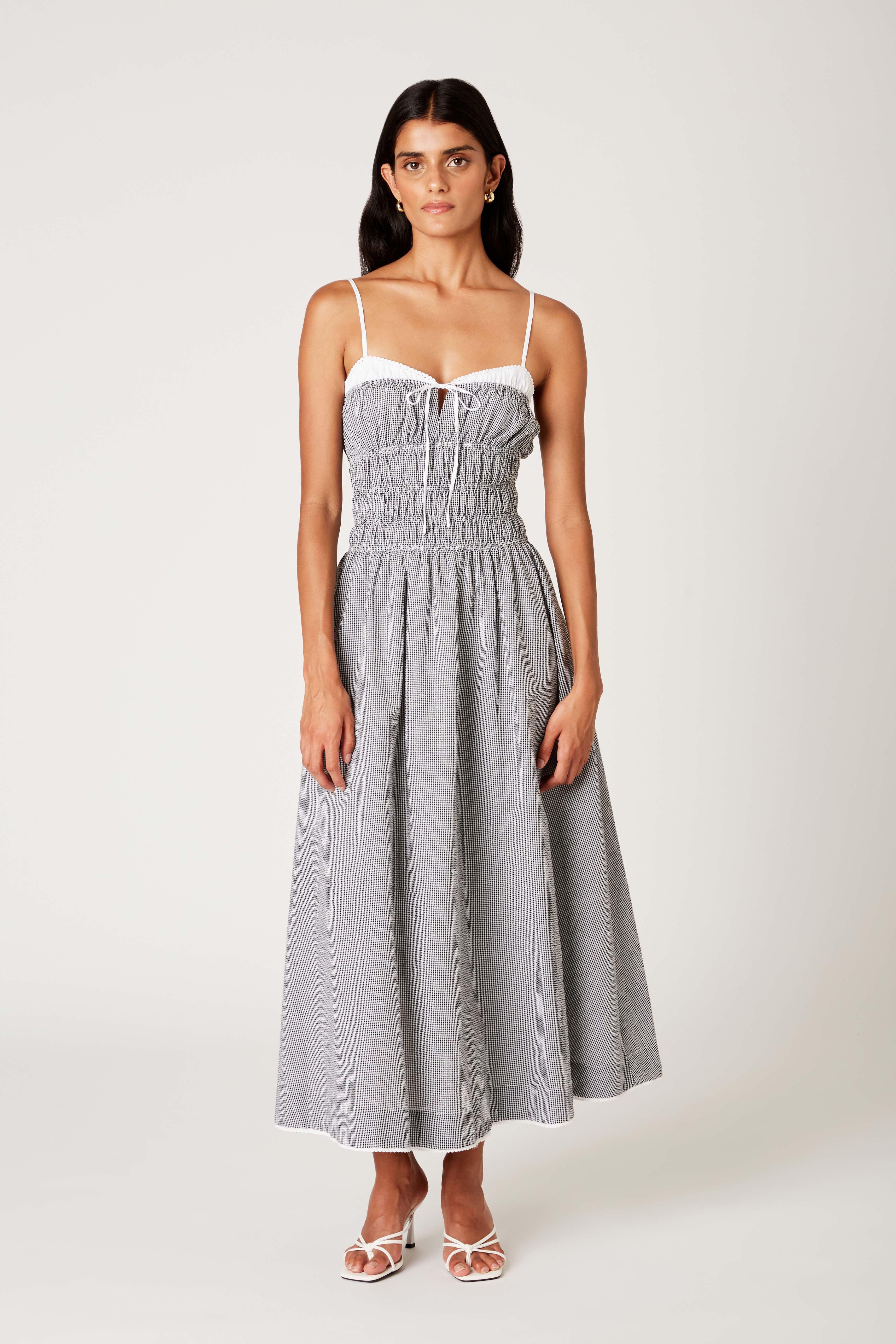 Thomas Dress in black front view