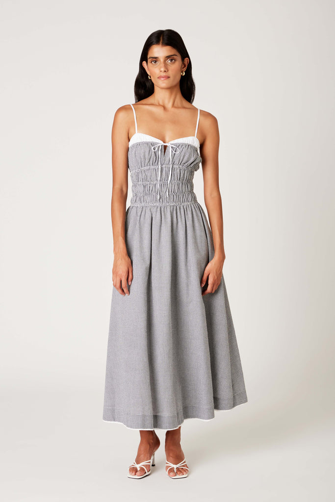 Thomas Dress in black front view