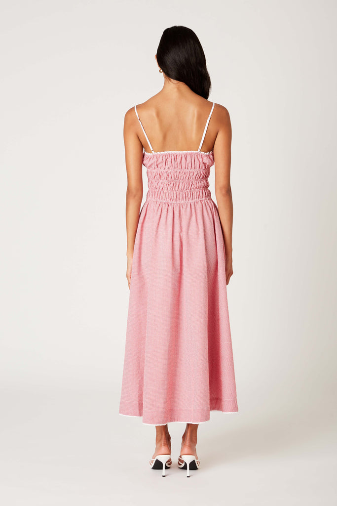 Thomas Dress in red back view