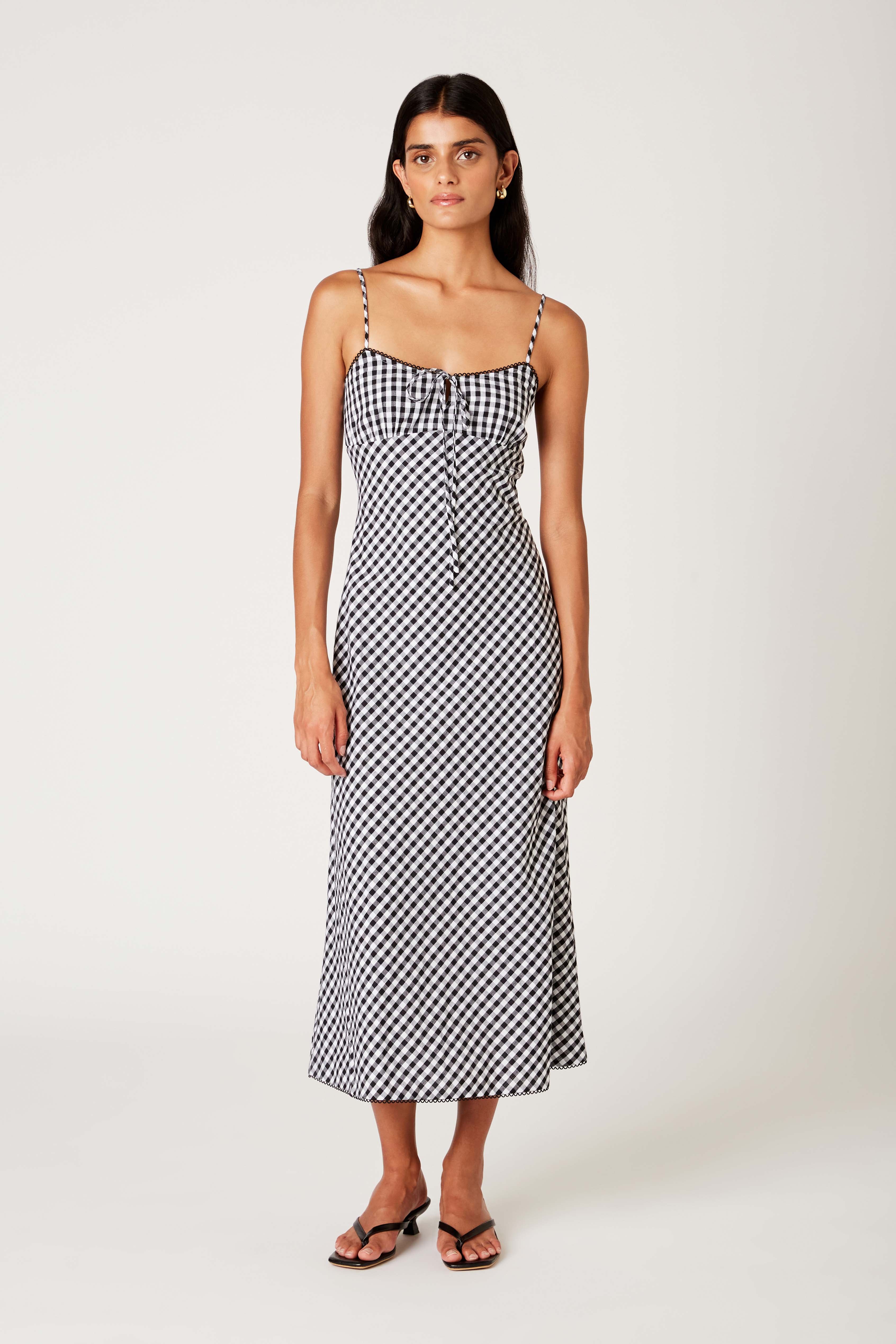 Kris Dress in black front view