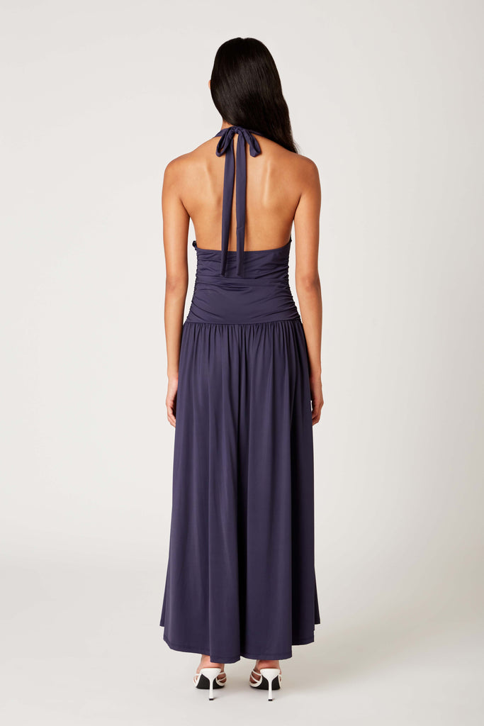 Sahara Dress in navy back view