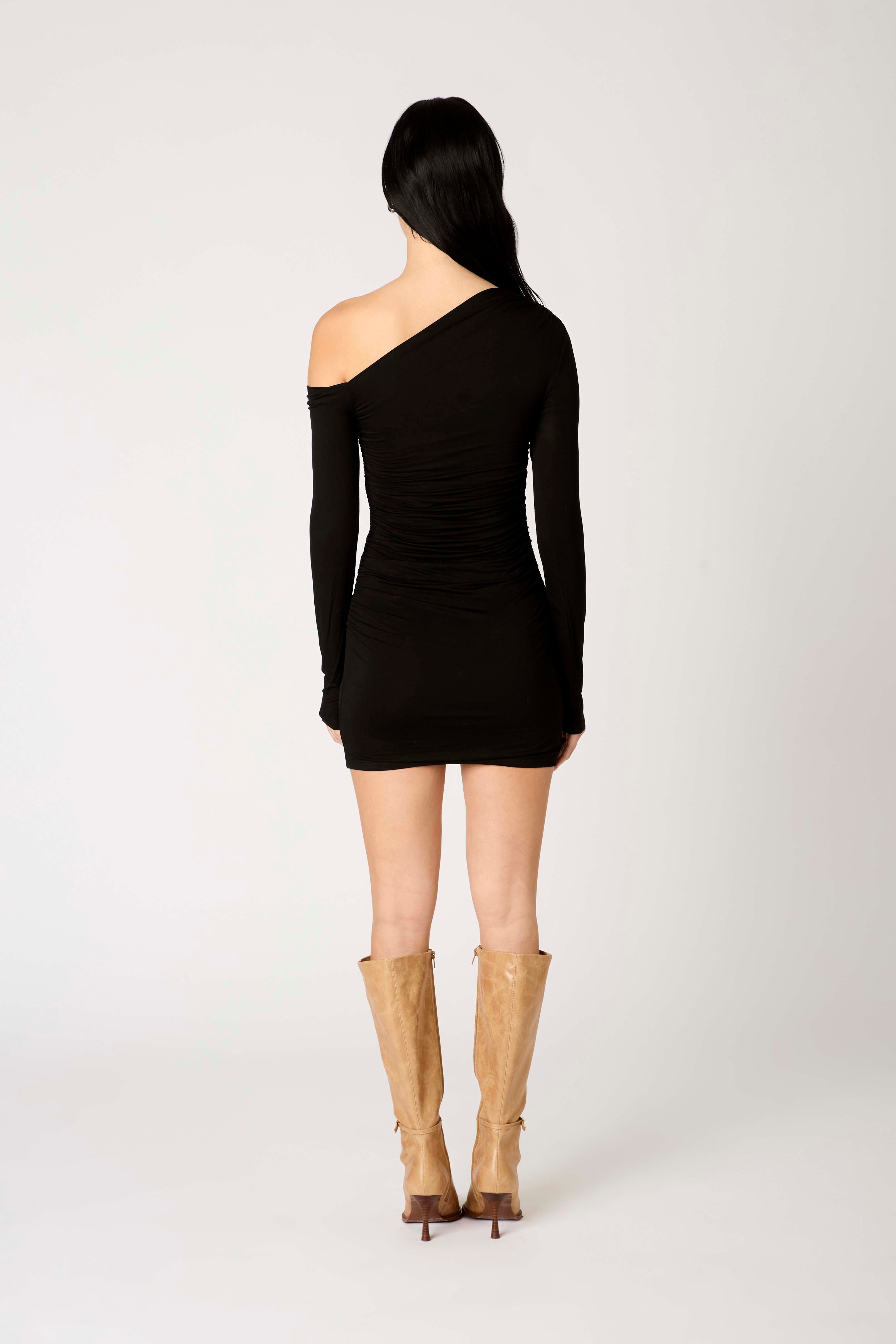 Arwen Dress in black back view
