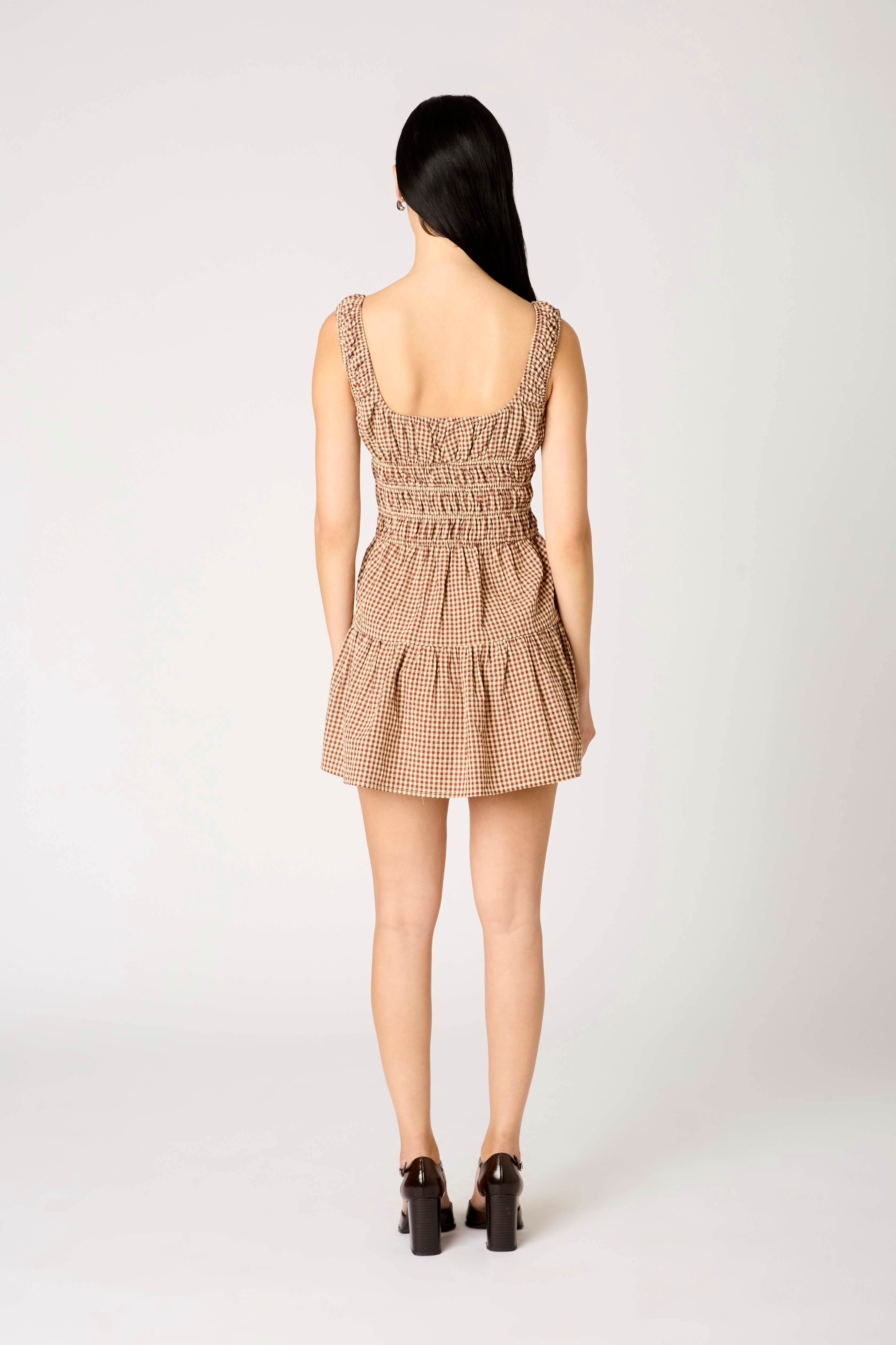 Salt Dress in henna back view